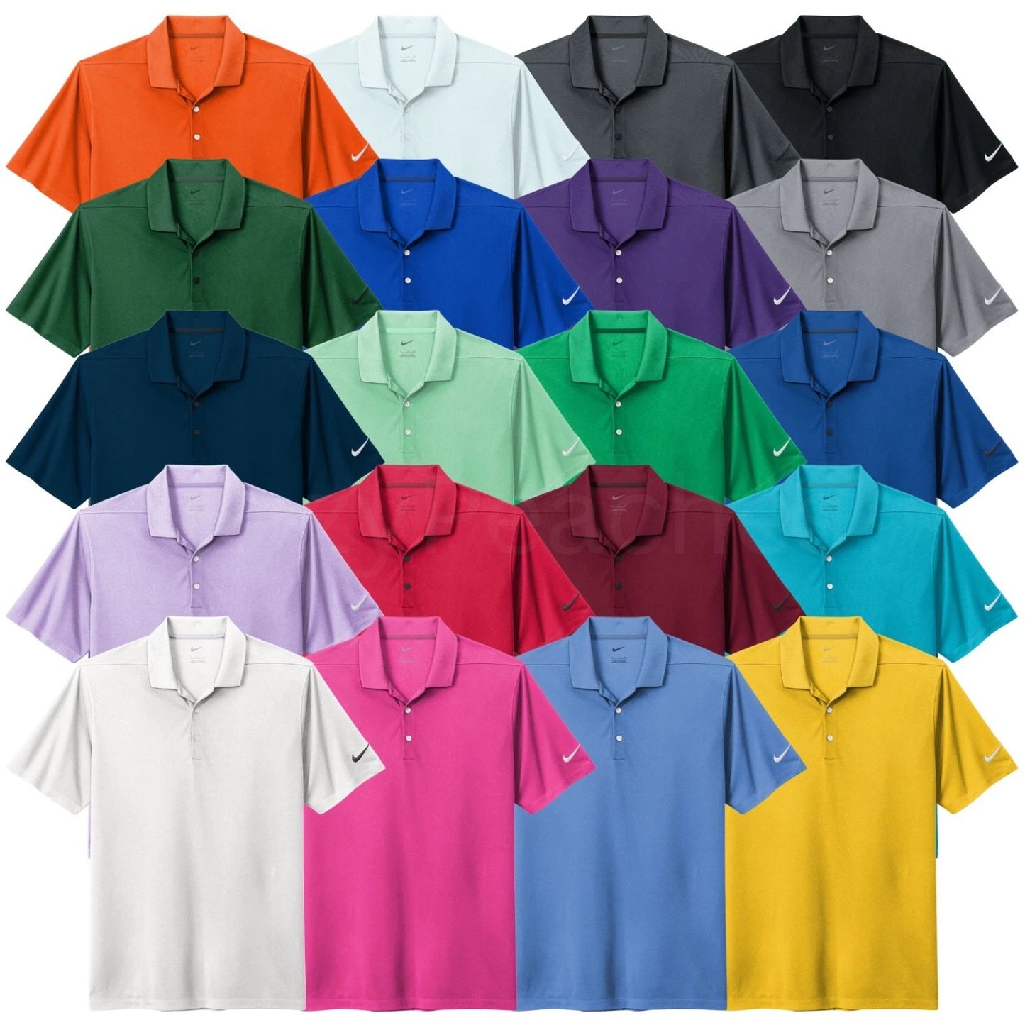 Nike Golf Mens Size M-4XL, XLT-4XLT TALL Dri-Fit Micro Pique Polo Athletic Shirt
