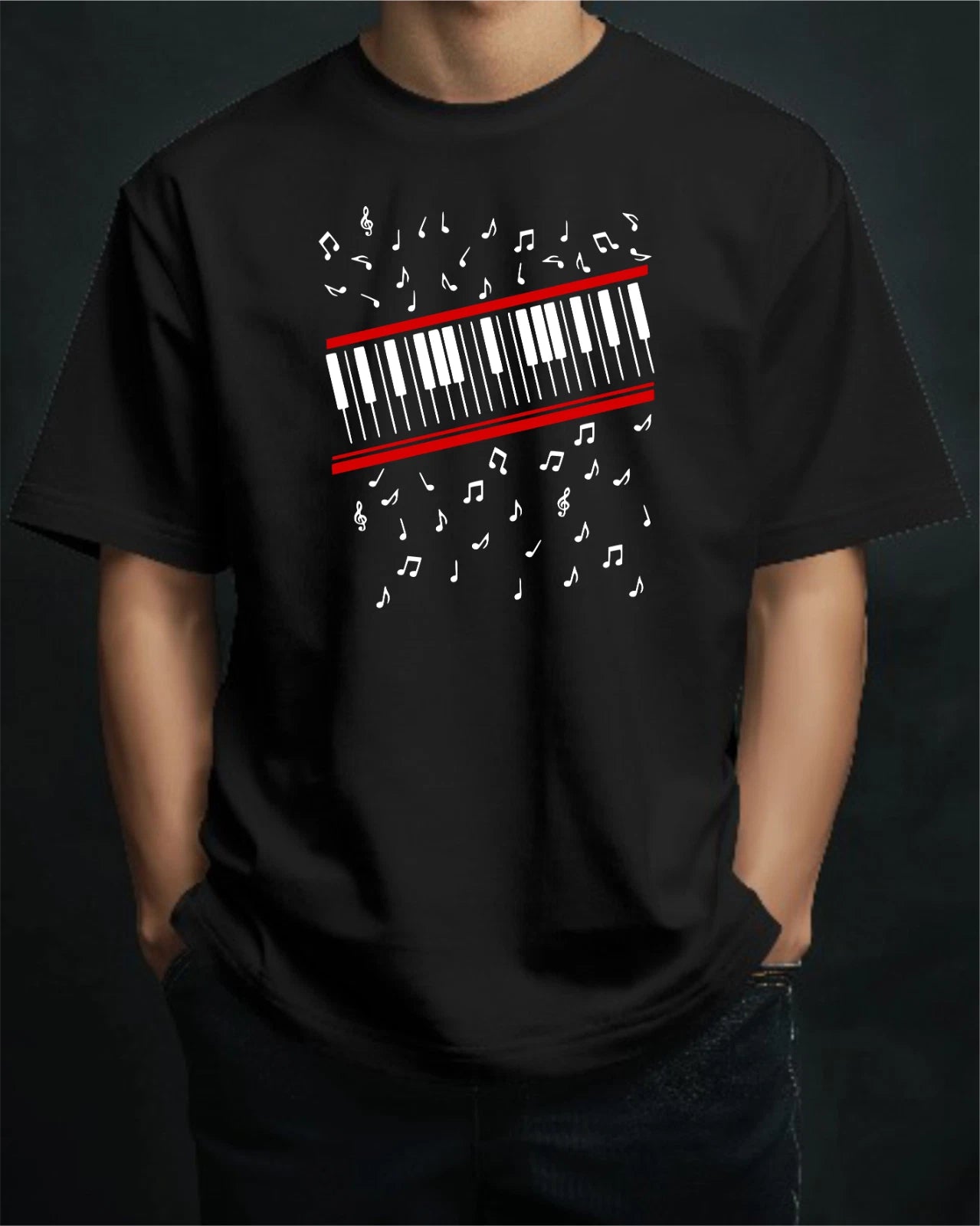 Michael Beat It Piano Keys T-Shirt, King of Pop Music Shirt, Jackson Vintage 90s