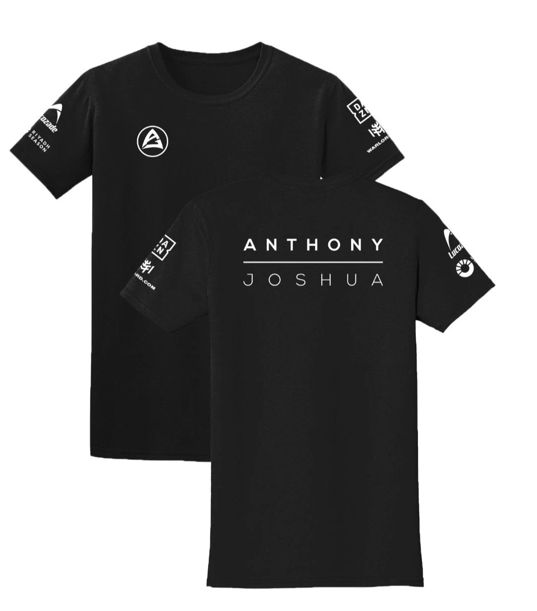 Anthony Joshua Boxing Black T-Shirt Size S M L XL 2XL