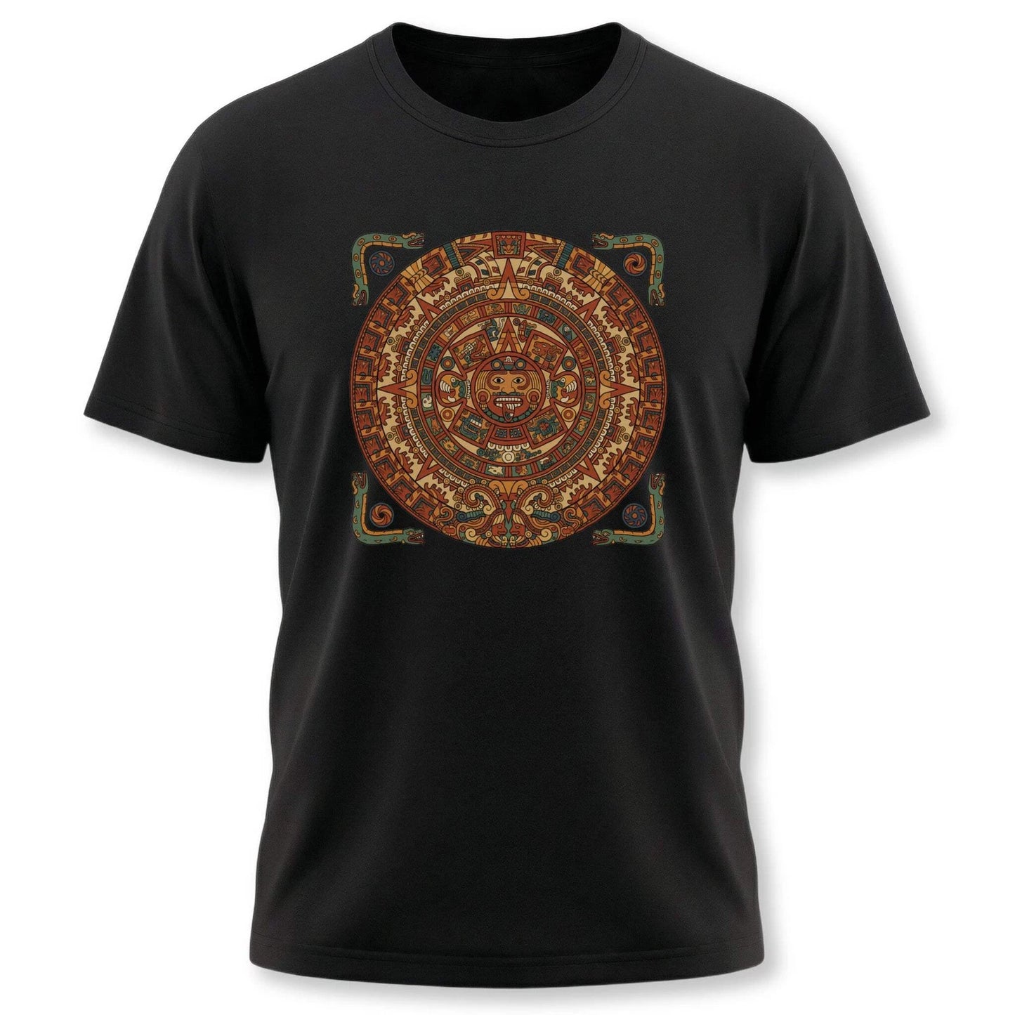 Mayan Calendar T-Shirt | Ancient Mesoamerican Art Graphic Tee