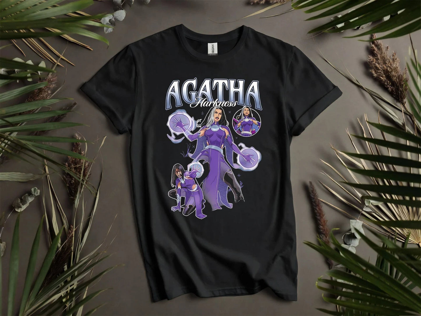Classic Agatha Harkness All Along T Scarlet Hoodie Tshirt Men Women Unisex AD111