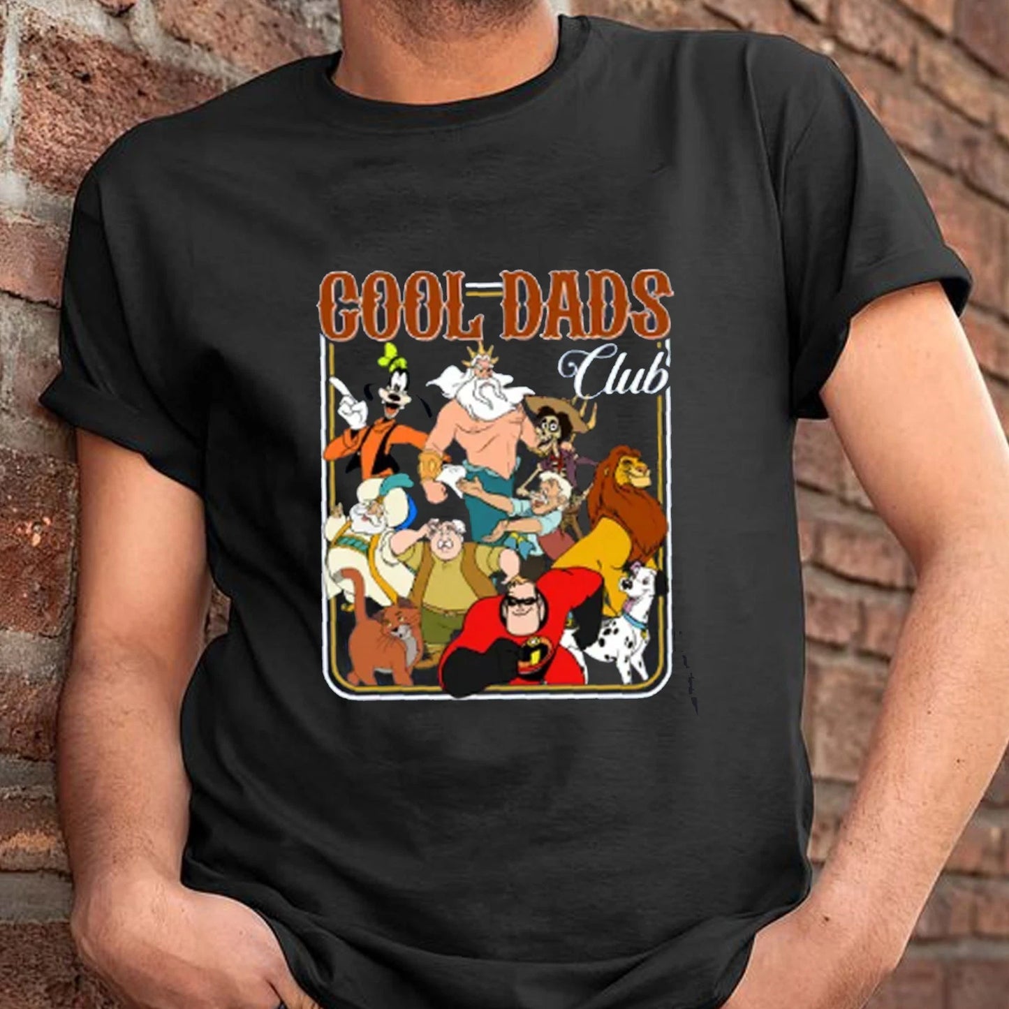 Disney Cool Dads Club T-shirt, Retro Disney Dad Vibes Tee, Father's Day Gift