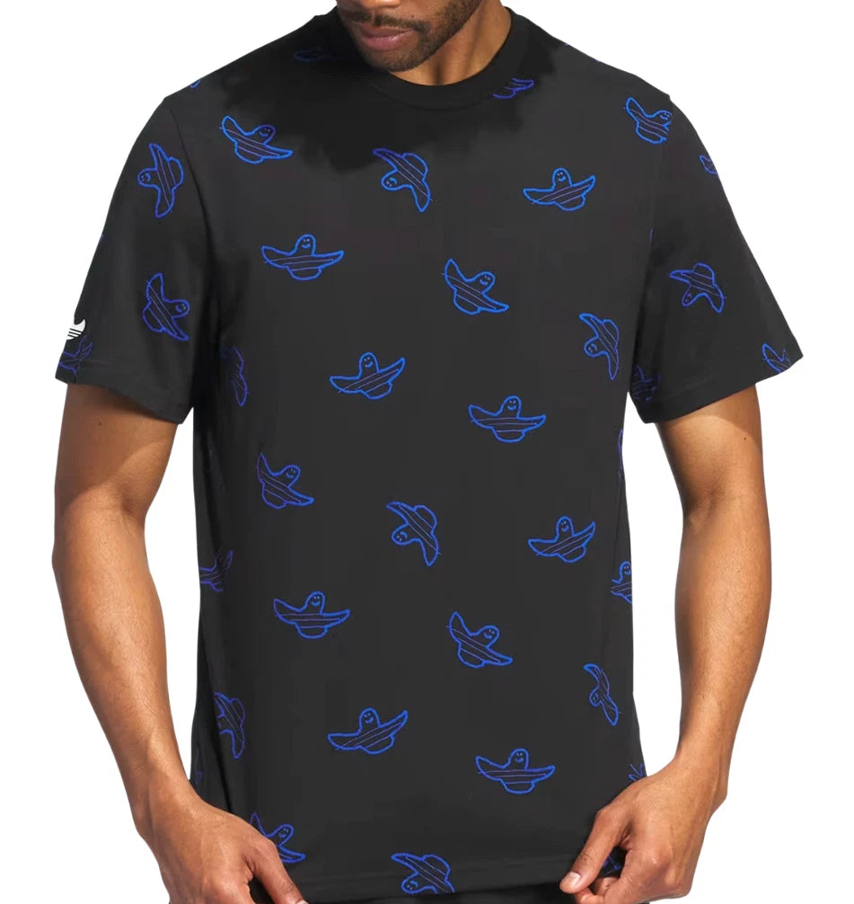 NEW MEN'S ADIDAS ORIGINALS SHMOOFOIL PRINT TREFOIL TEE SHIRT ~SIZE 2XL #IZ4861
