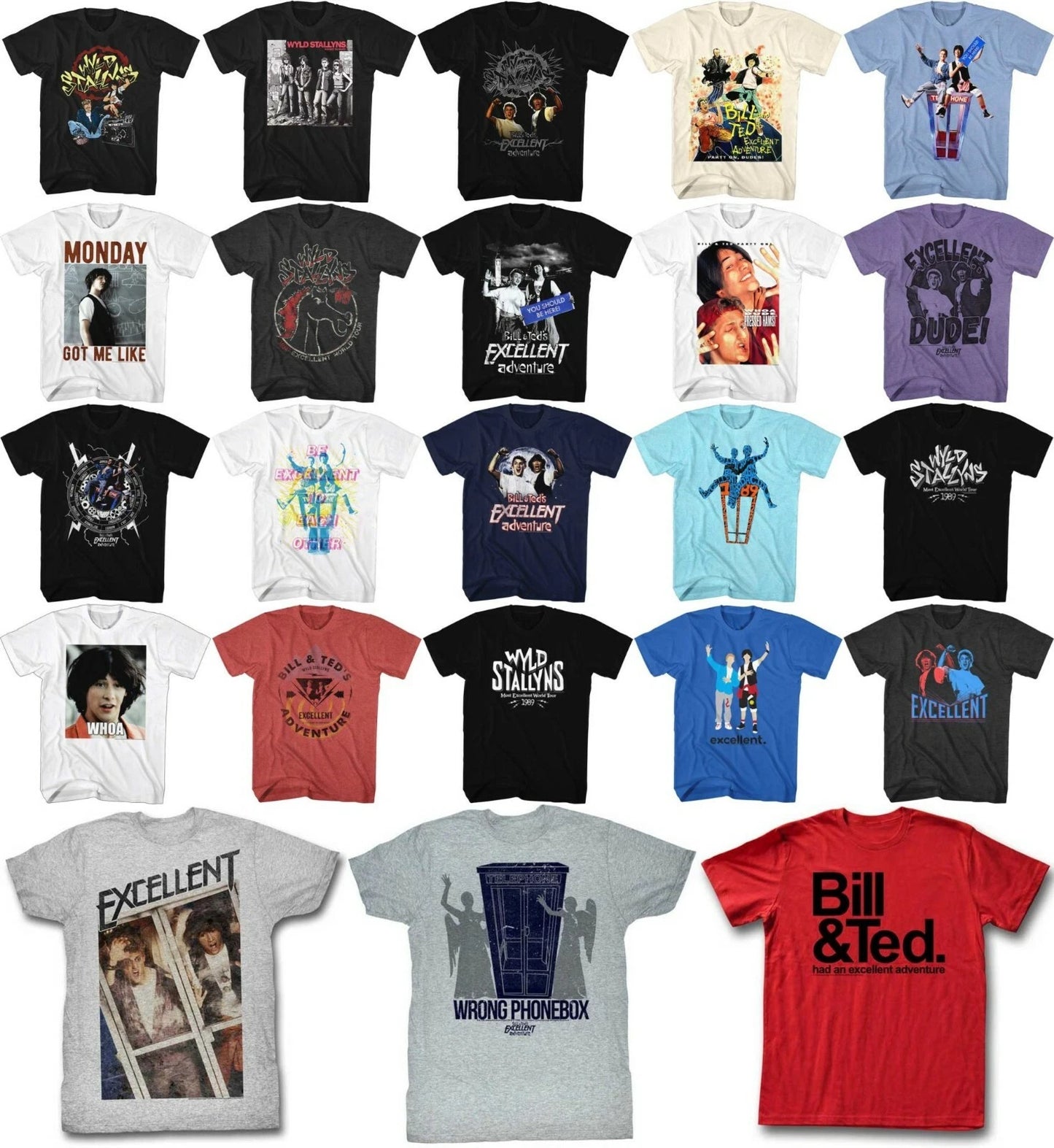 Pre-Sell Bill And Ted's Excellent Adventure Movie Licensed T-Shirt #1