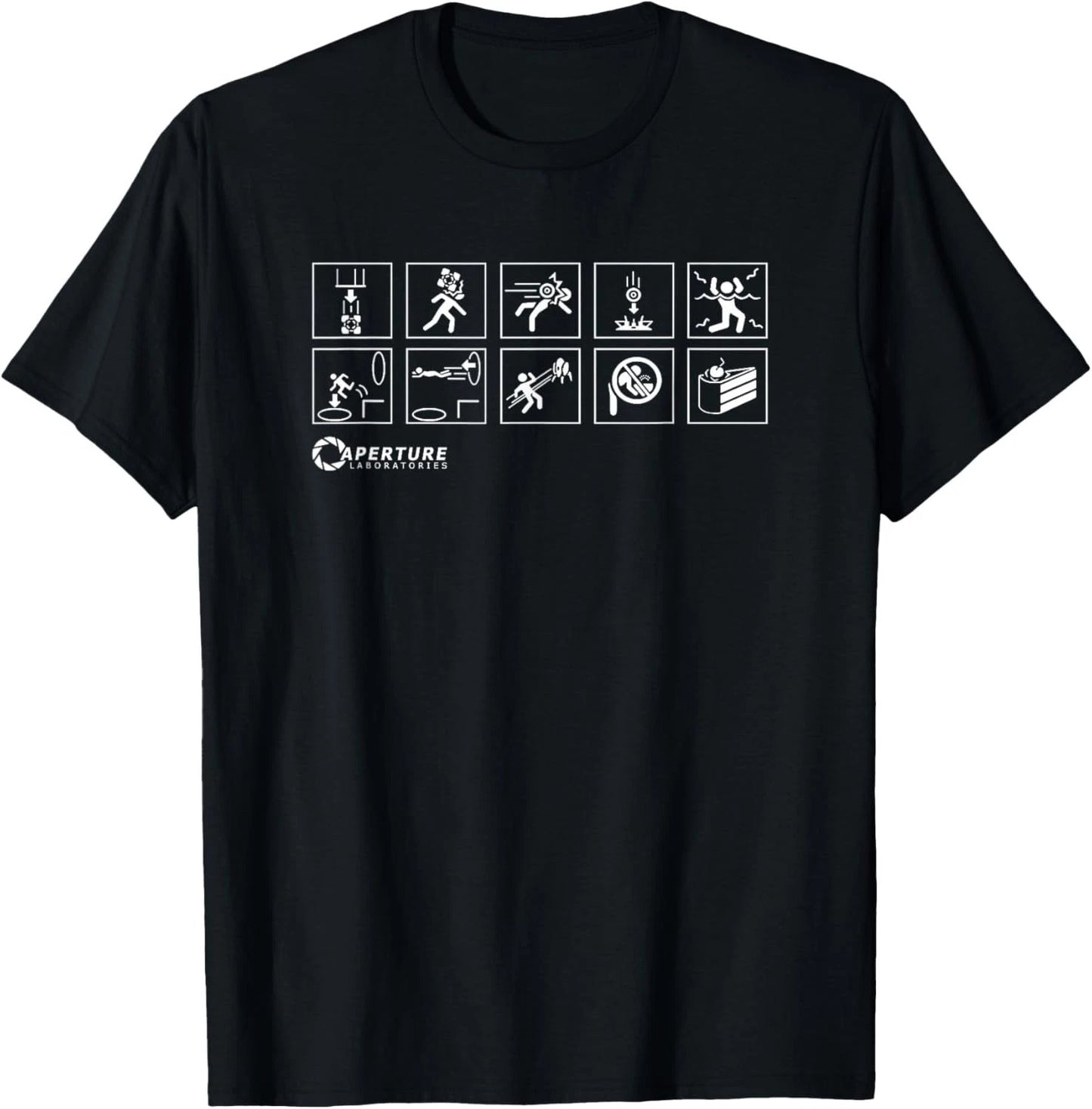 Aperture Labs Jump Into The Portal for Science Funny Gift Unisex T-Shirt