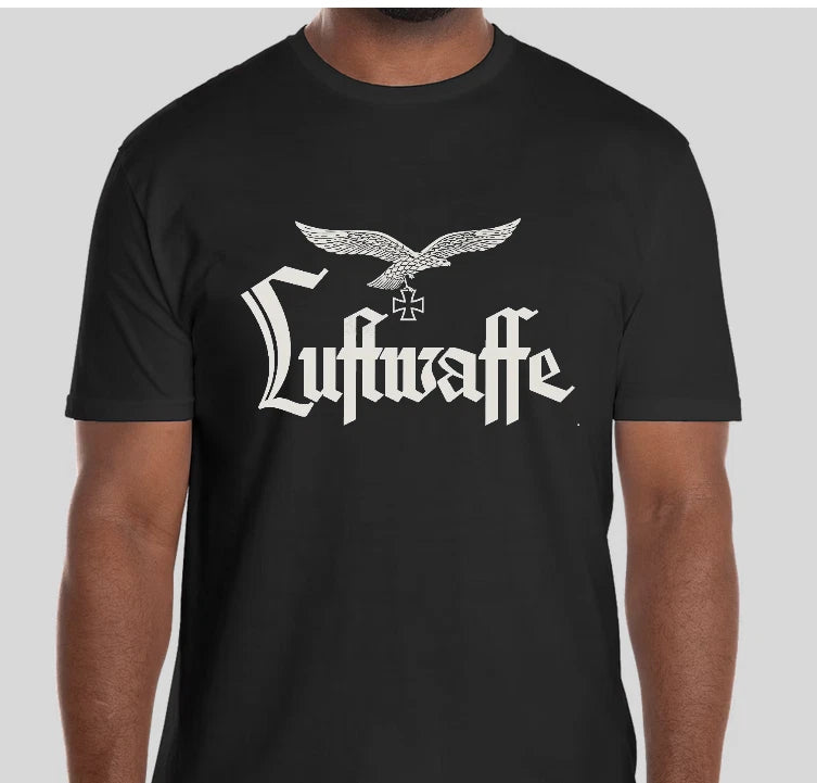 LUFTWAFFE EAGLE WW2 WWII German Eagle T shirt Tee Military biker
