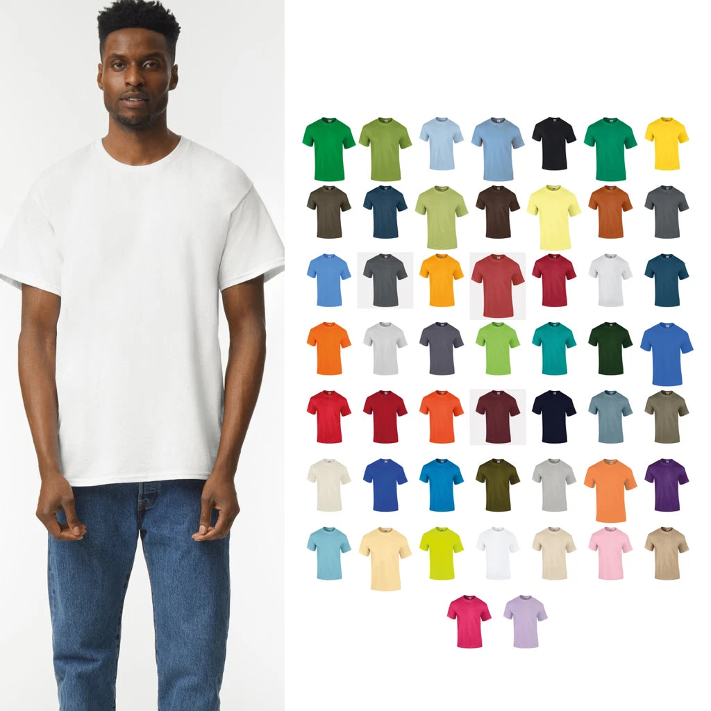 Men's Plain t-shirt 2000 - Gildan Ultra Cotton adult blank tee (