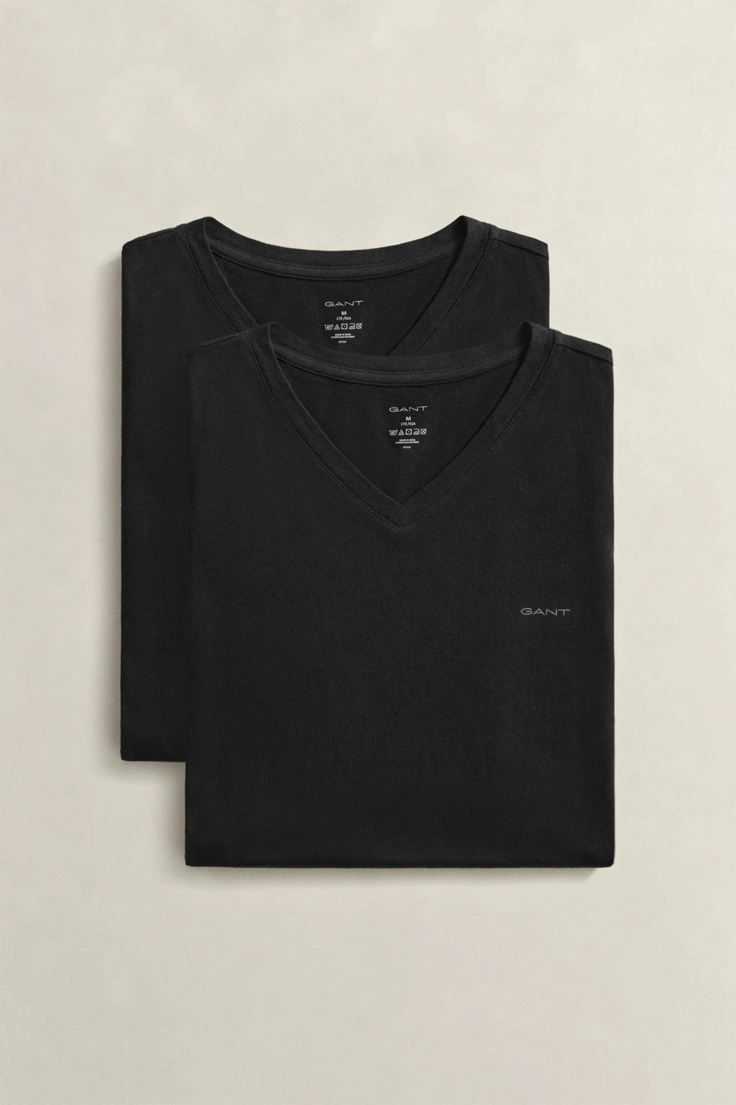 GANT 2-Pack V-Neck T-Shirts – Regular Fit Cotton Tees