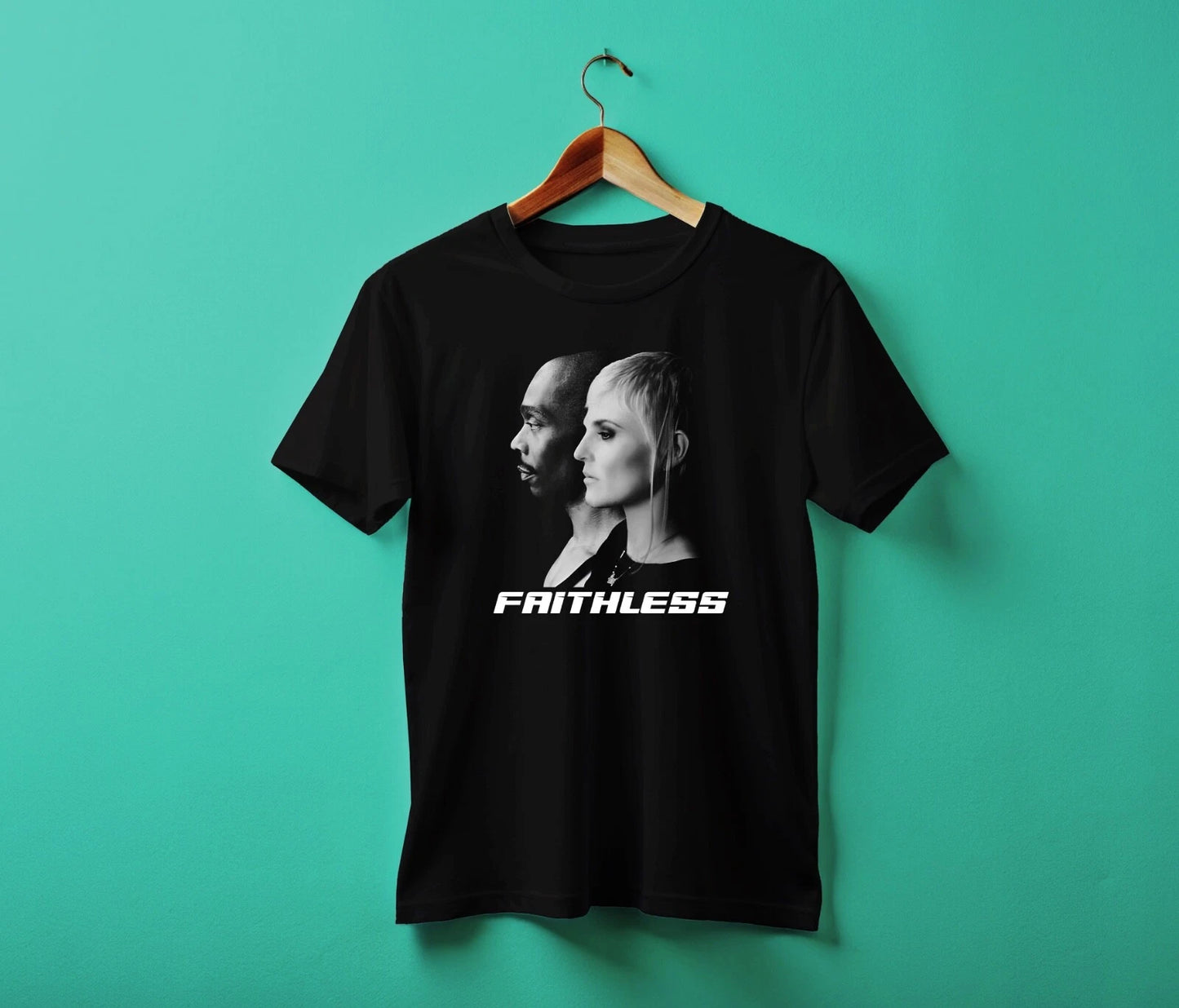 Faithless Custom t-shirt BLACK
