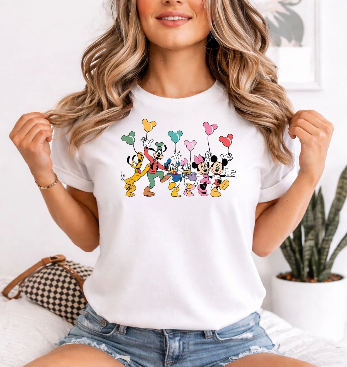 Disney Mickey and Friends Balloon TripShirt,Disney Vacation Shirt,Disn Ballon(A)