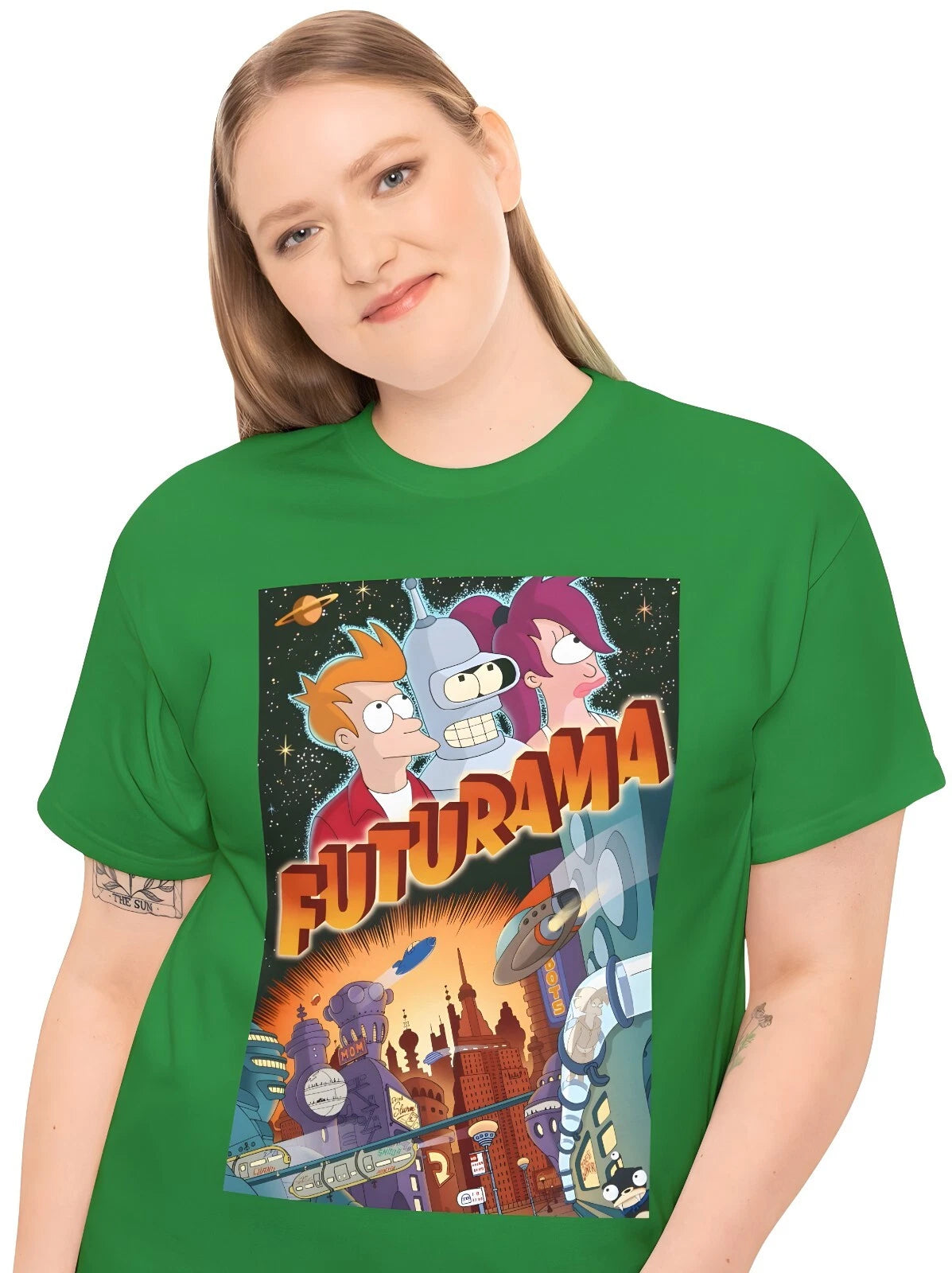 Futurama TV Series (1999) T-Shirt Sci-Fi Fantasy Animation Future