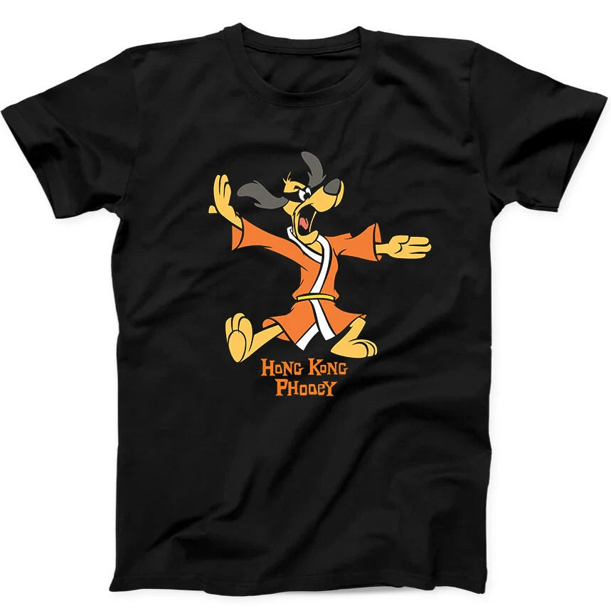 Hong Kong Phooey Funny Animation Cartoon Retro Gift Tee T Shirt 24