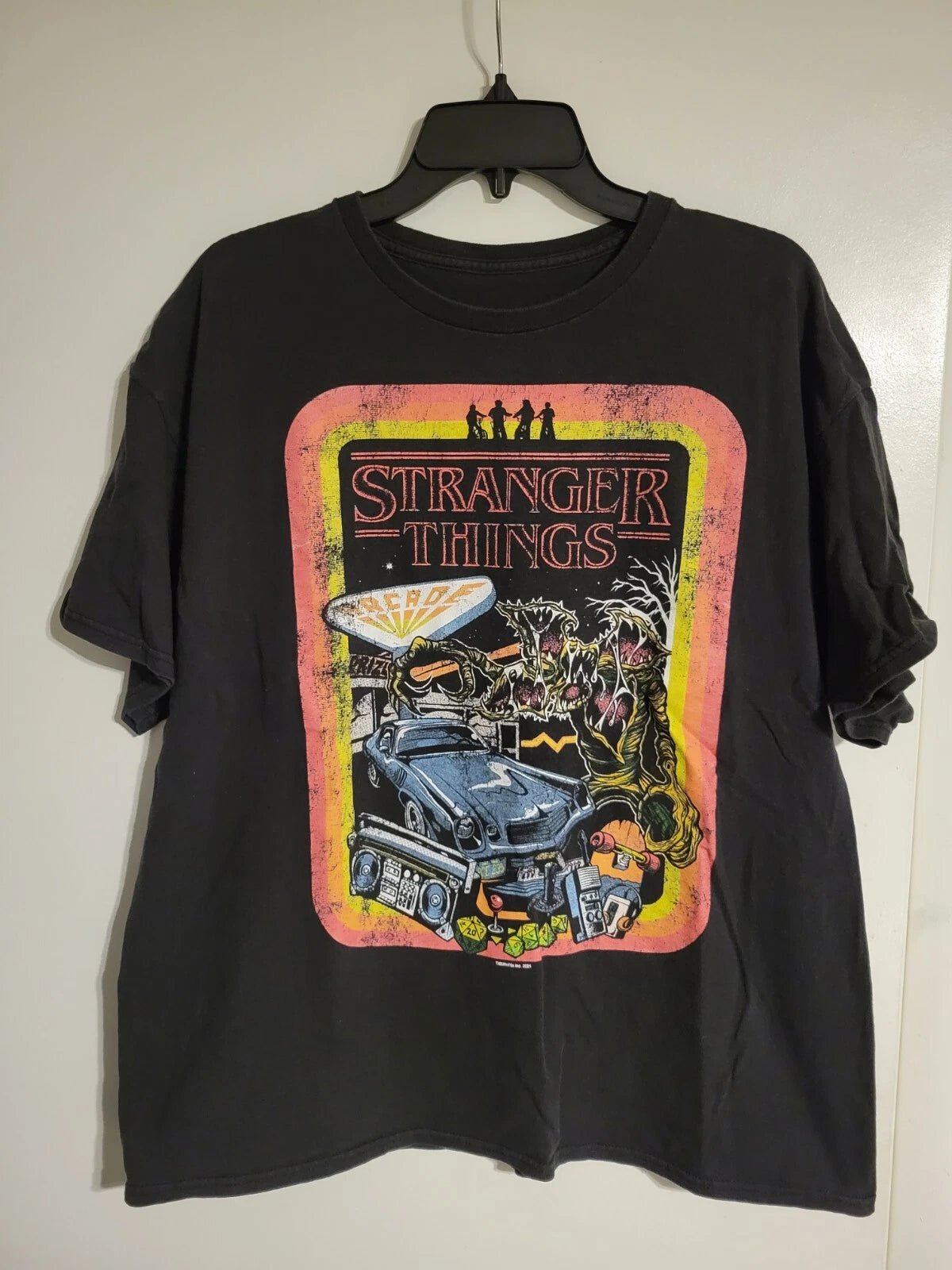 Men's Stranger Things Netflix Graphic Tee T Shirt Custom Size