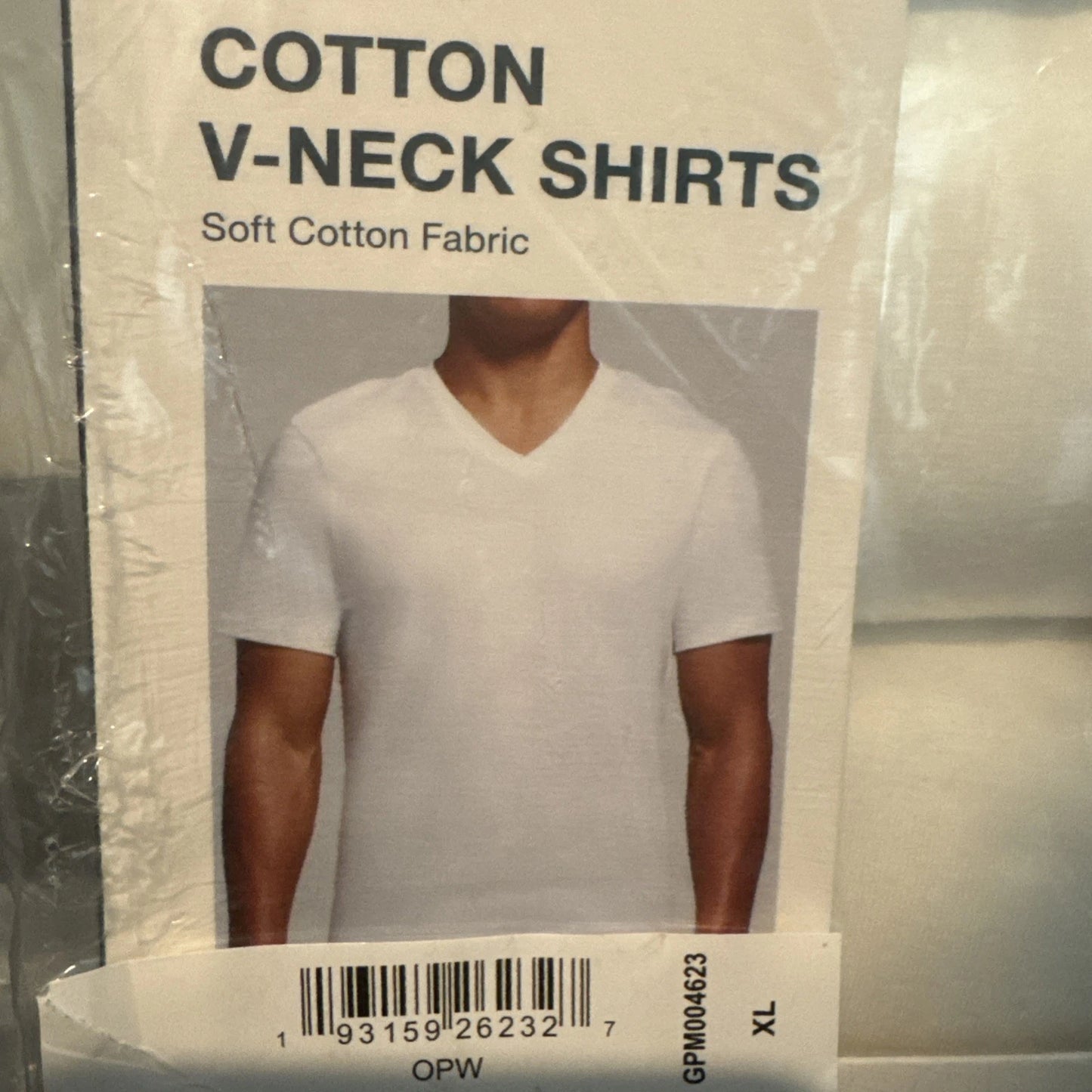 GAP V-Neck T-Shirts Mens X-Large Cotton 3 Pack Soft Fabric Undershirt NWT