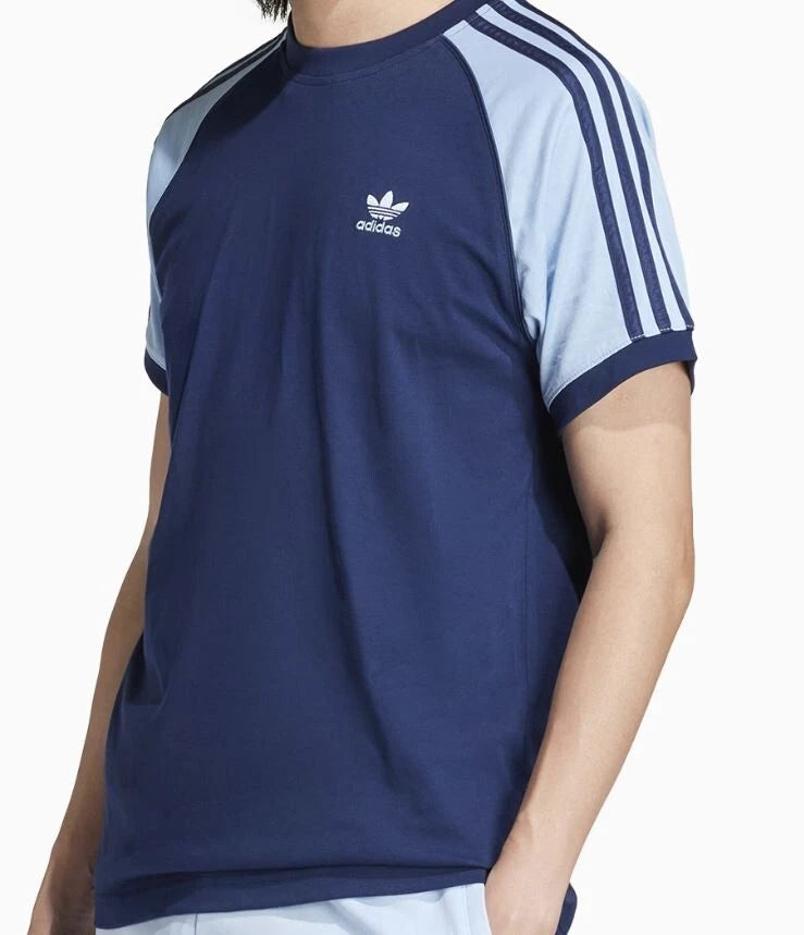 NEW MENS ADIDAS ORIGINALS 3-STRIPES CALIFORNIA TEE SHIRT ~SIZE LARGE #IY4868 BM