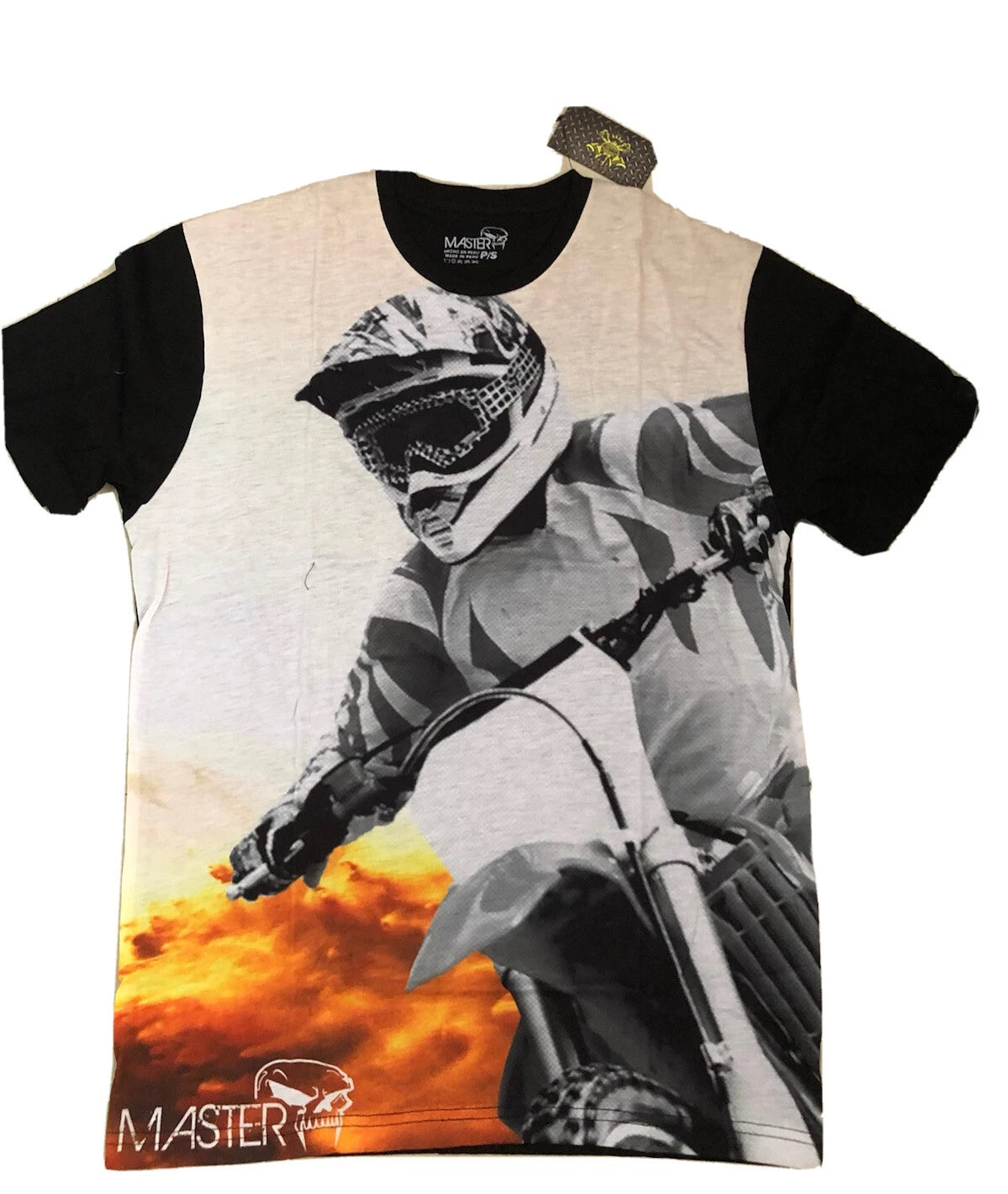 Mens T Shirt Motorcycle, slim fit, Excellent Quality, Egipcian cotton size XL