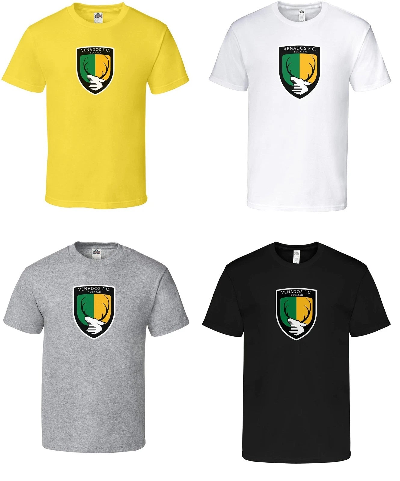 Men's Venados de Yucatan Graphic T-Shirt S/Sleeve 100% Cotton Crew Neck