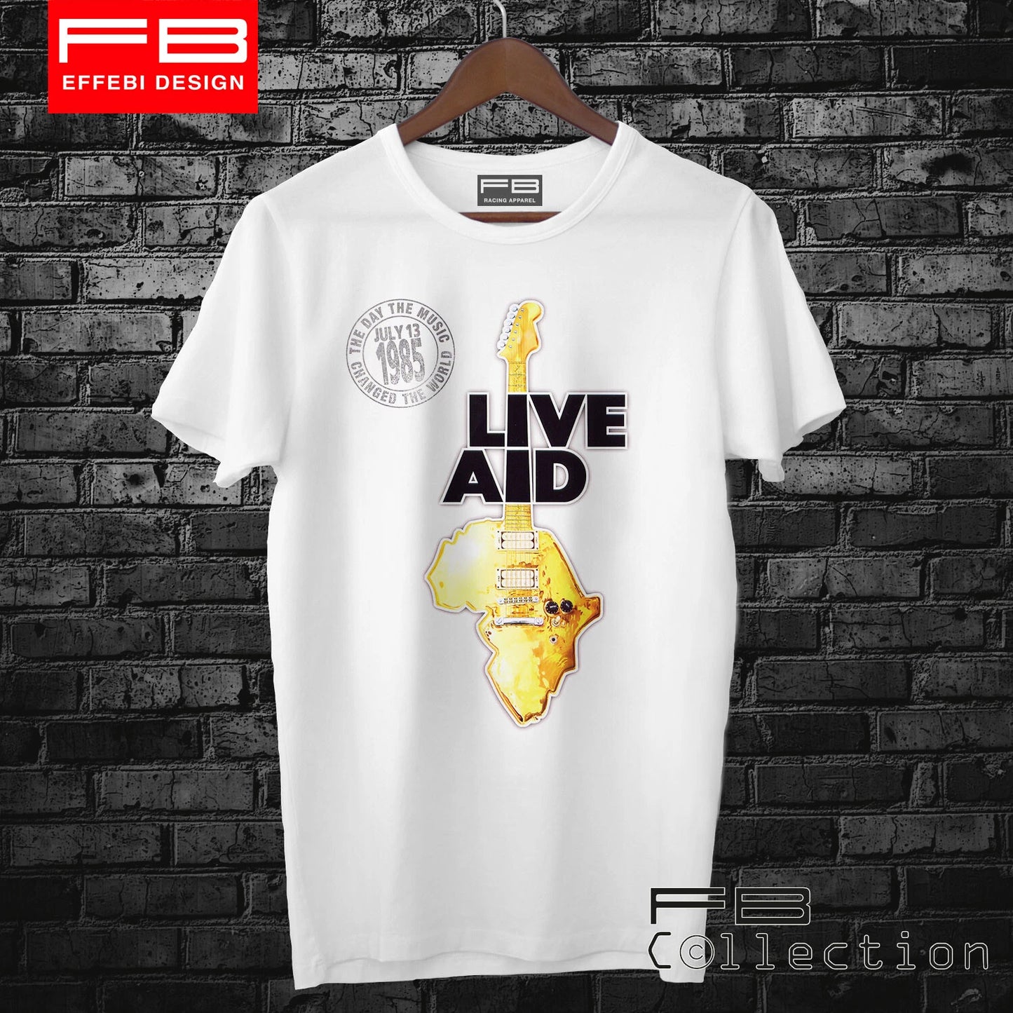 Live Aid Article Concert Music Event Queen 1985 80's Bowie Gift Idea T-Shirt