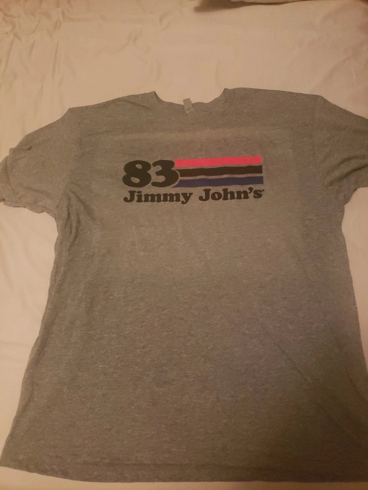 Jimmy John's Short Sleeve T-Shirt Employee Uniform New Large Discontinued