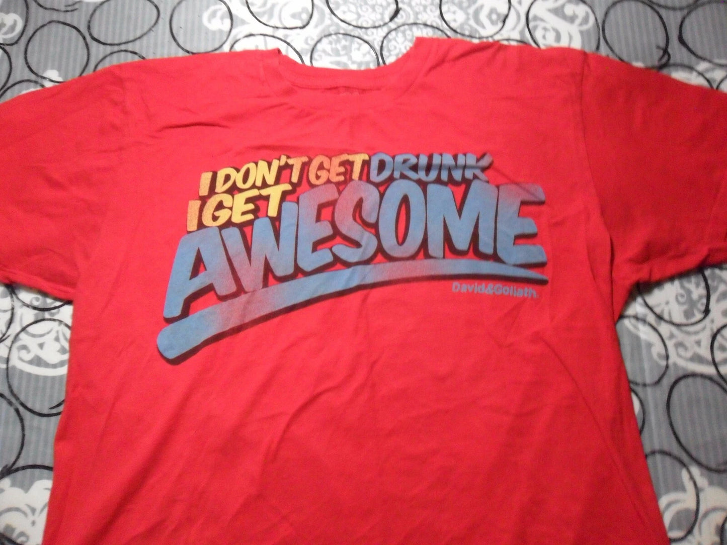 Large Get Awesome T Shirt