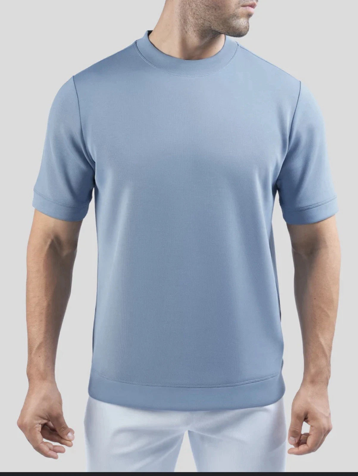 Fioboc Men's Modal Blend SS SlimFit TShirt High Tec 4 Way Stretch Fabric NWT