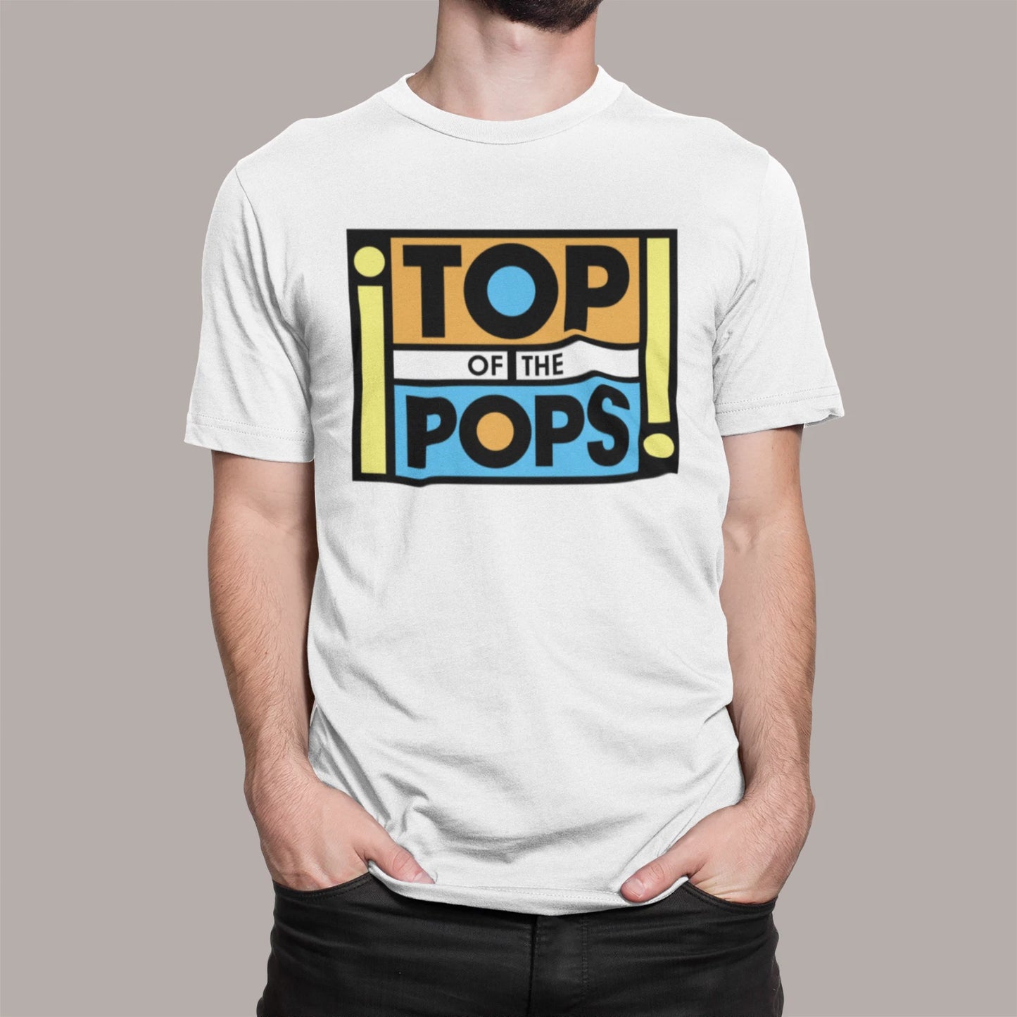 TOP OF THE POPS T SHIRT VINTAGE RETRO CLASSIC MUSIC 60s 70s 80s 90s ADULTS KIDS