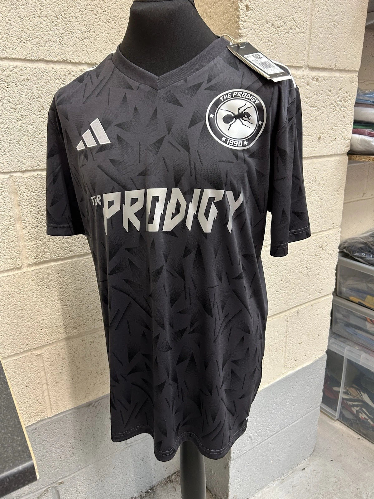 The Prodigy Keith Flint Football Shirt Adidas custom Size XL