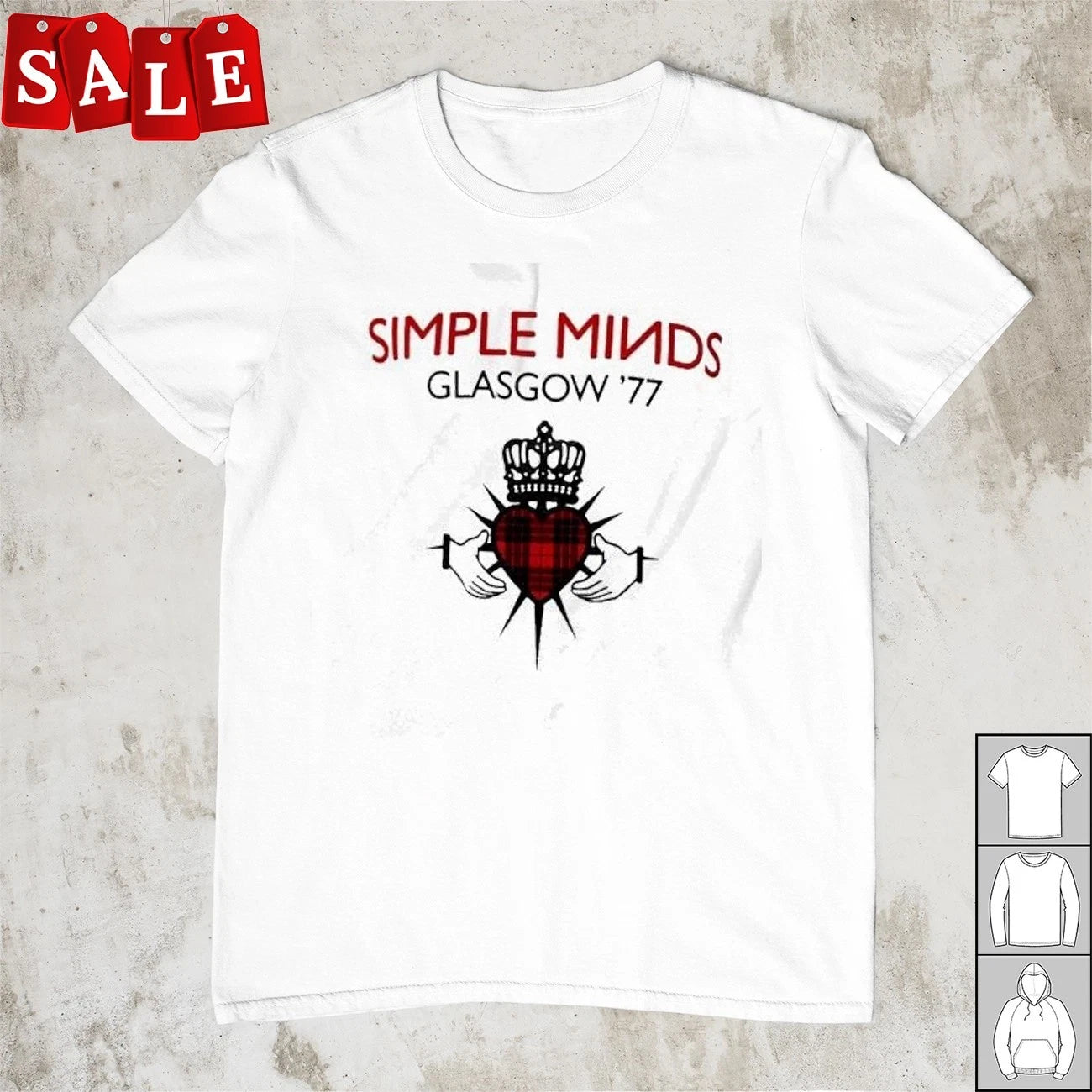 New Popular Simple Minds white short sleeve Unisex S-5XL T-Shirt JM593