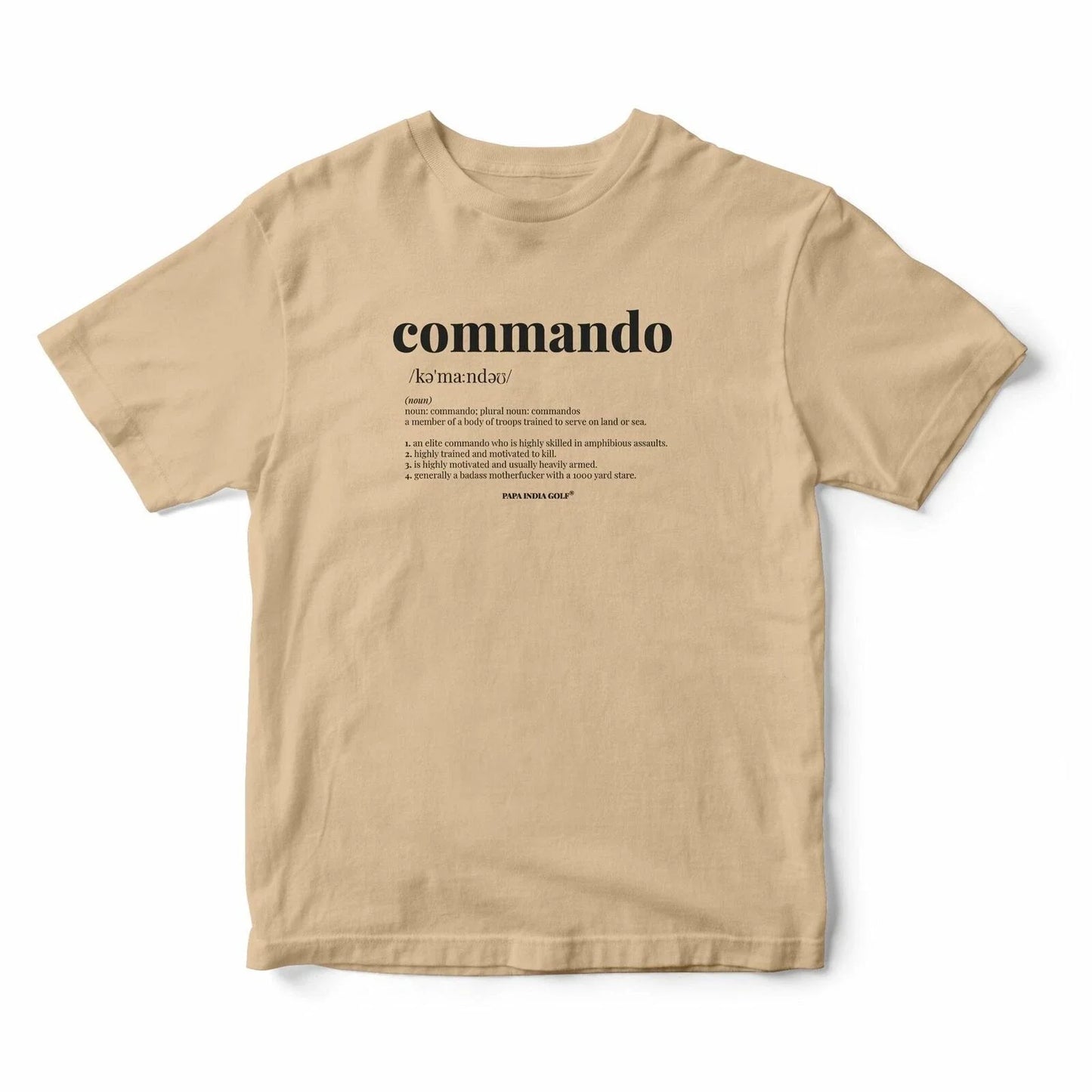 Armed Navy Forces Commando Royal Marines Definition of the Commando - T-Shirt