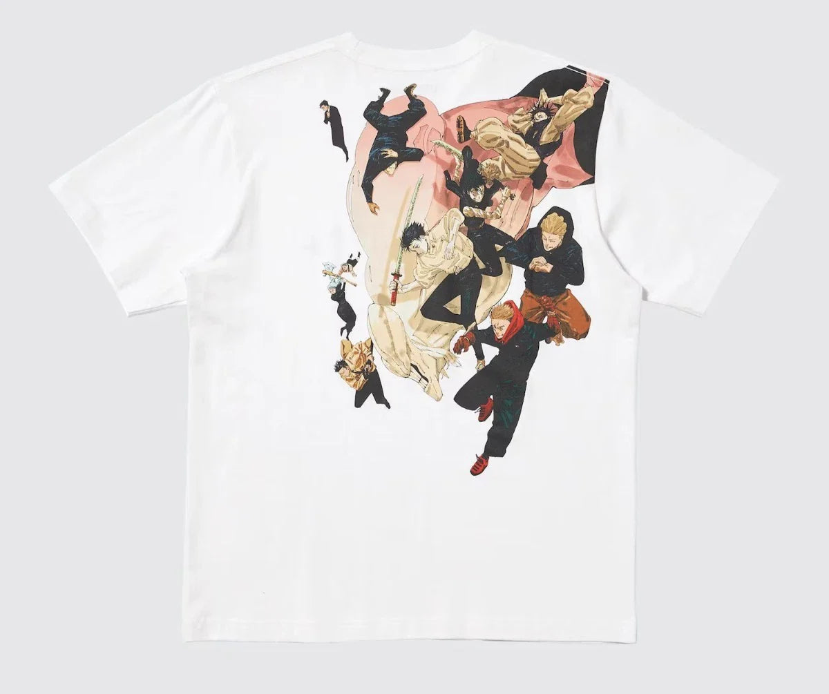 UNIQLO x Jujutsu Kaisen Manga JUMP UT short-sleeve T-shirt NEW Japan XL WHITE