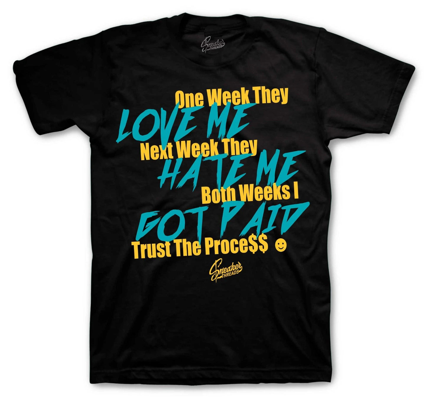 Shirt Match Jordan 11 Gamma Blue Shoes - Trust The Process Sneaker Tees