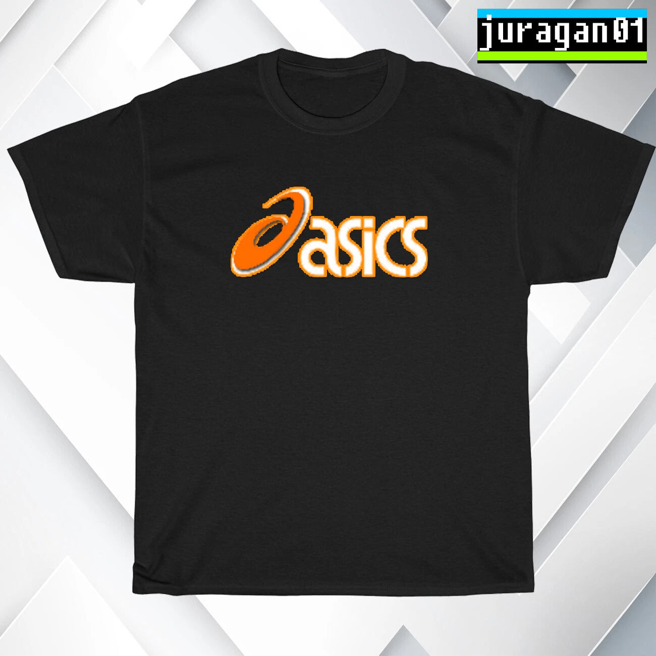 New Retro Asics T-Shirt Logo Many Colors Size S to 5XL Made in USA