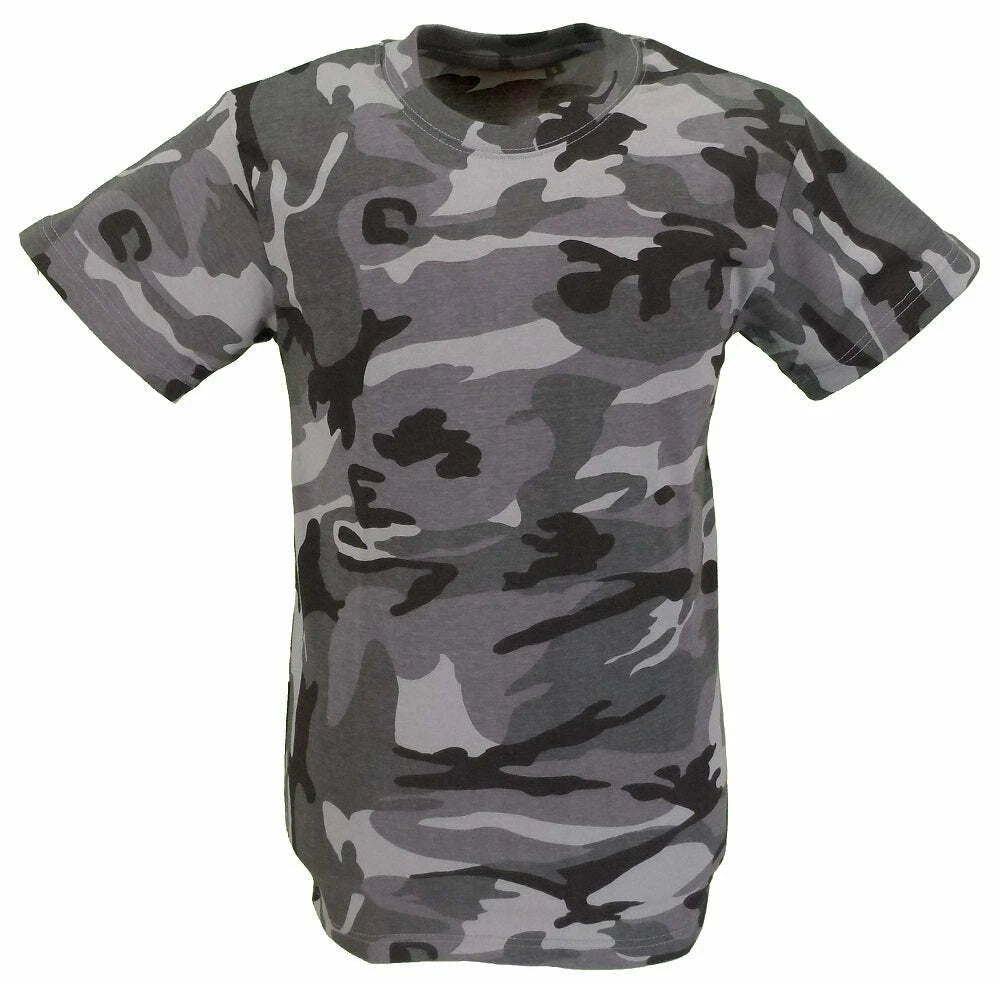 Mens Camouflage Camo Midnight T shirts