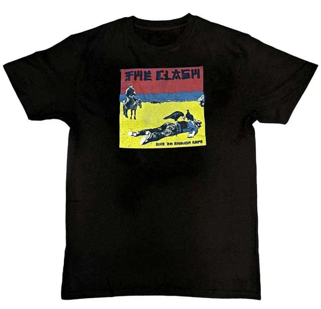The Clash Band Give Em Enough Rope Graphic Mens T-Shirt S M L XL 2 3 4 XL