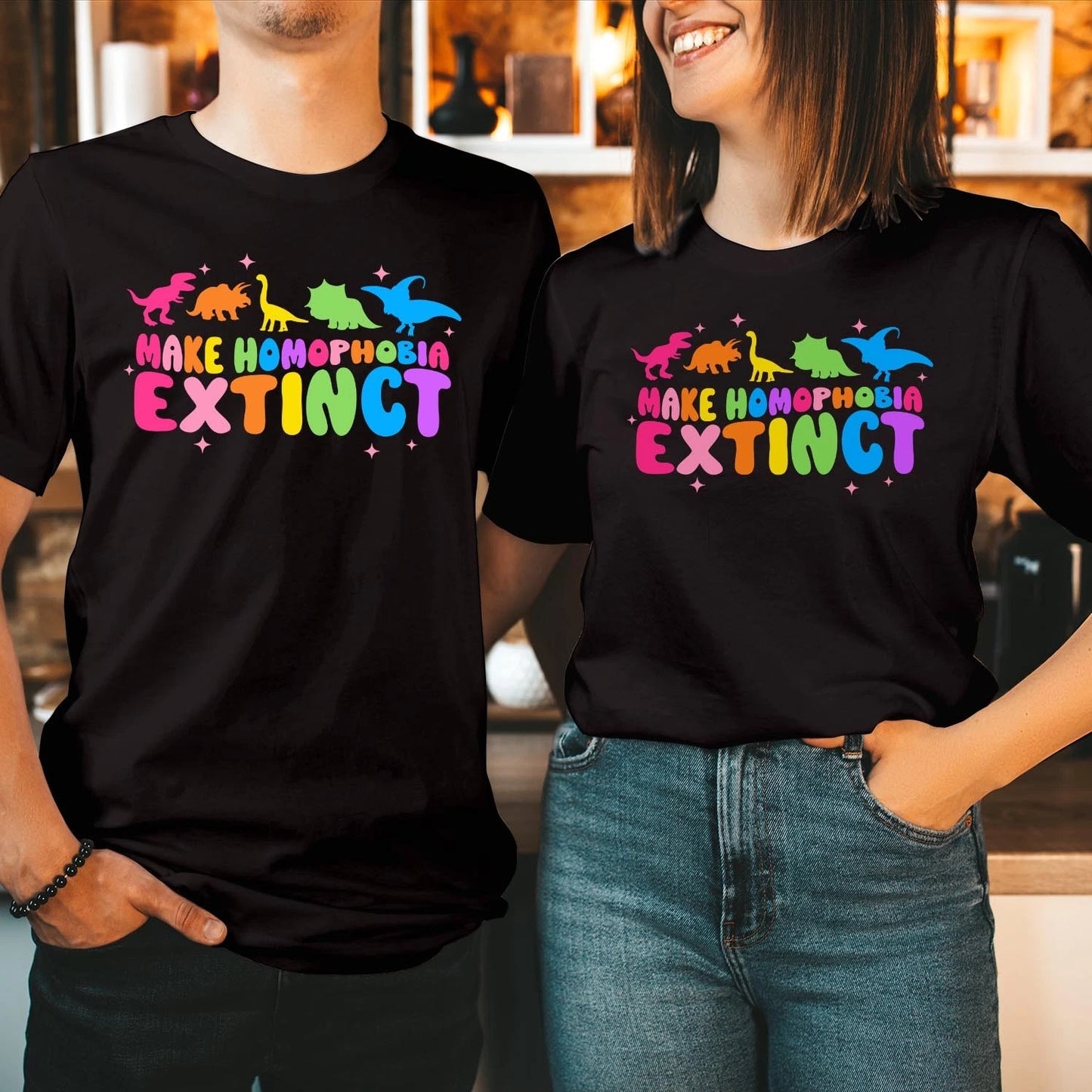 T-SHIRT (P 5 ) Rainbow Pride Homophobia Love Heart Gay Month LGBTQ Trans Gift