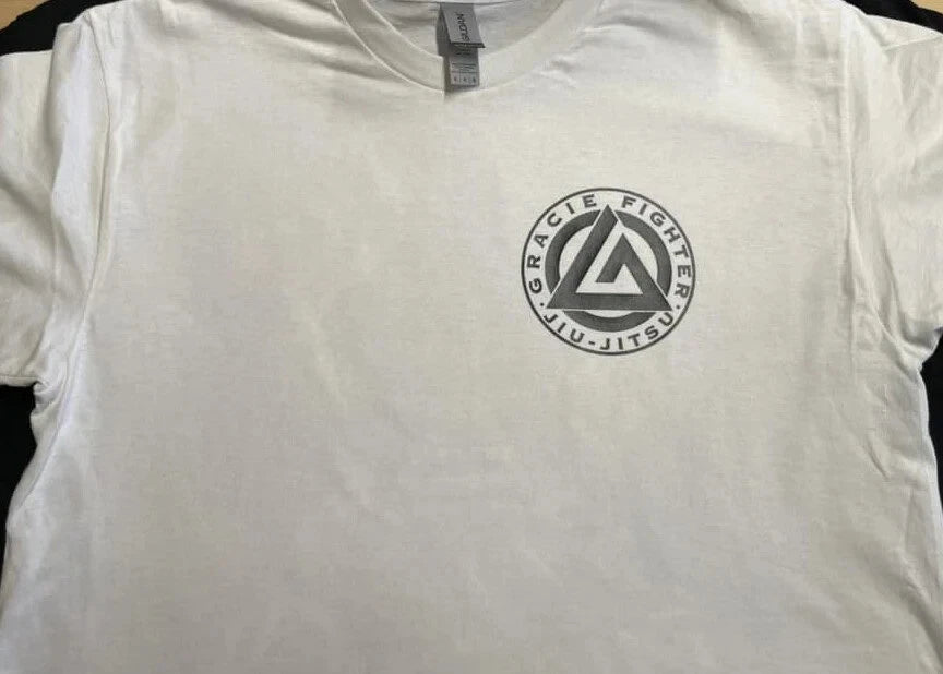 Gracie Fighter BJJ Brazilian Jiu Jitsu T-shirt Tee MMA 2 sided