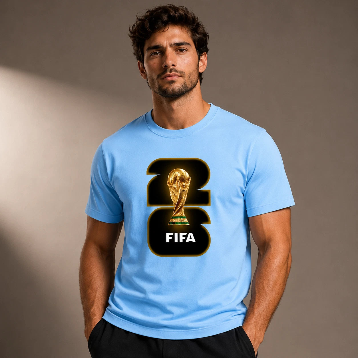 FIFA World Cup 2026 Unisex Cotton T-Shirt Soccer Fan Graphic Tee Casual Top