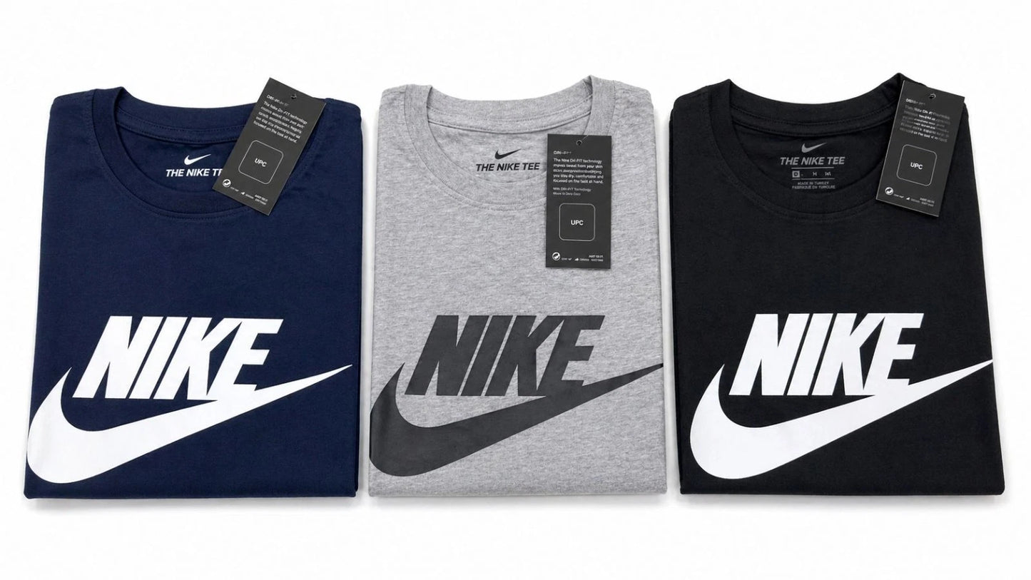 Nike Men’s Big Logo Print T-Shirt Short Sleeve Everyday Casual