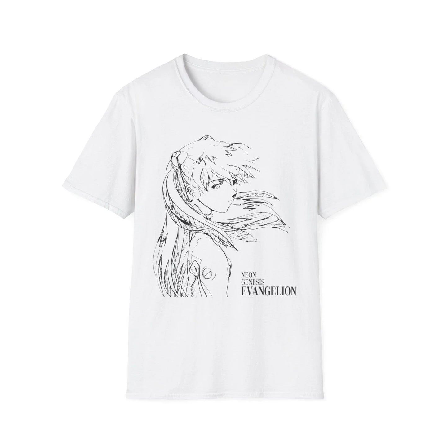 Asuka Neon Genesis Evangelion UNISEX Anime t-shirt - GILDAN 64000