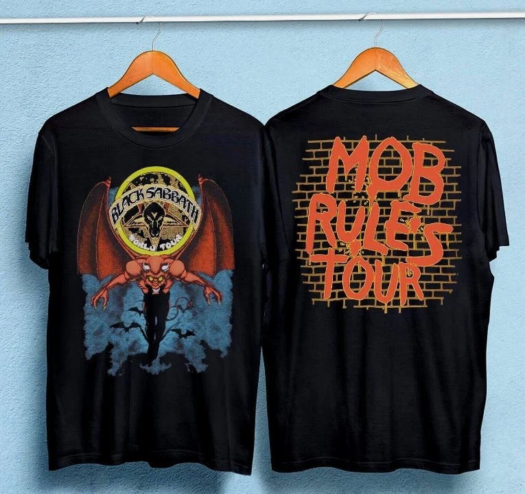 1981 Black Sabbath Mob Rules Tour '81 T-Shirt, Vintage Black Sabbath Shirt