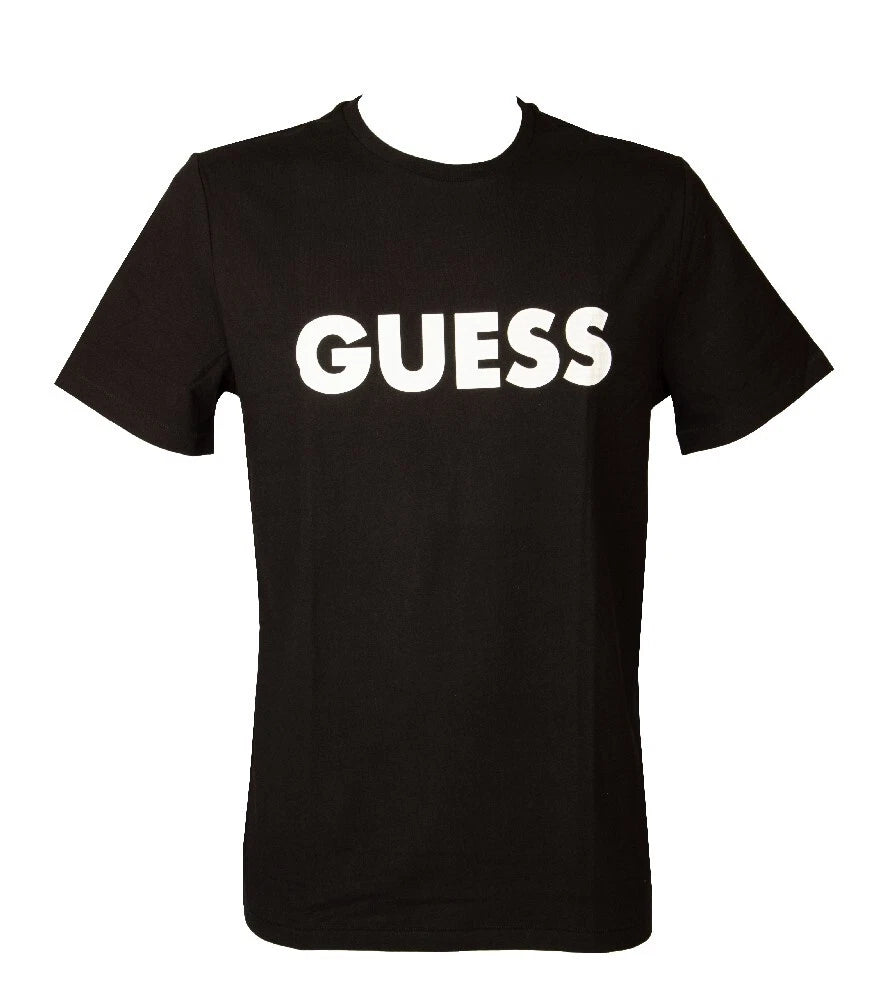GUESS Men's Short Sleeve Crew Neck Slim Fit Cotton Stretch T-Shirt