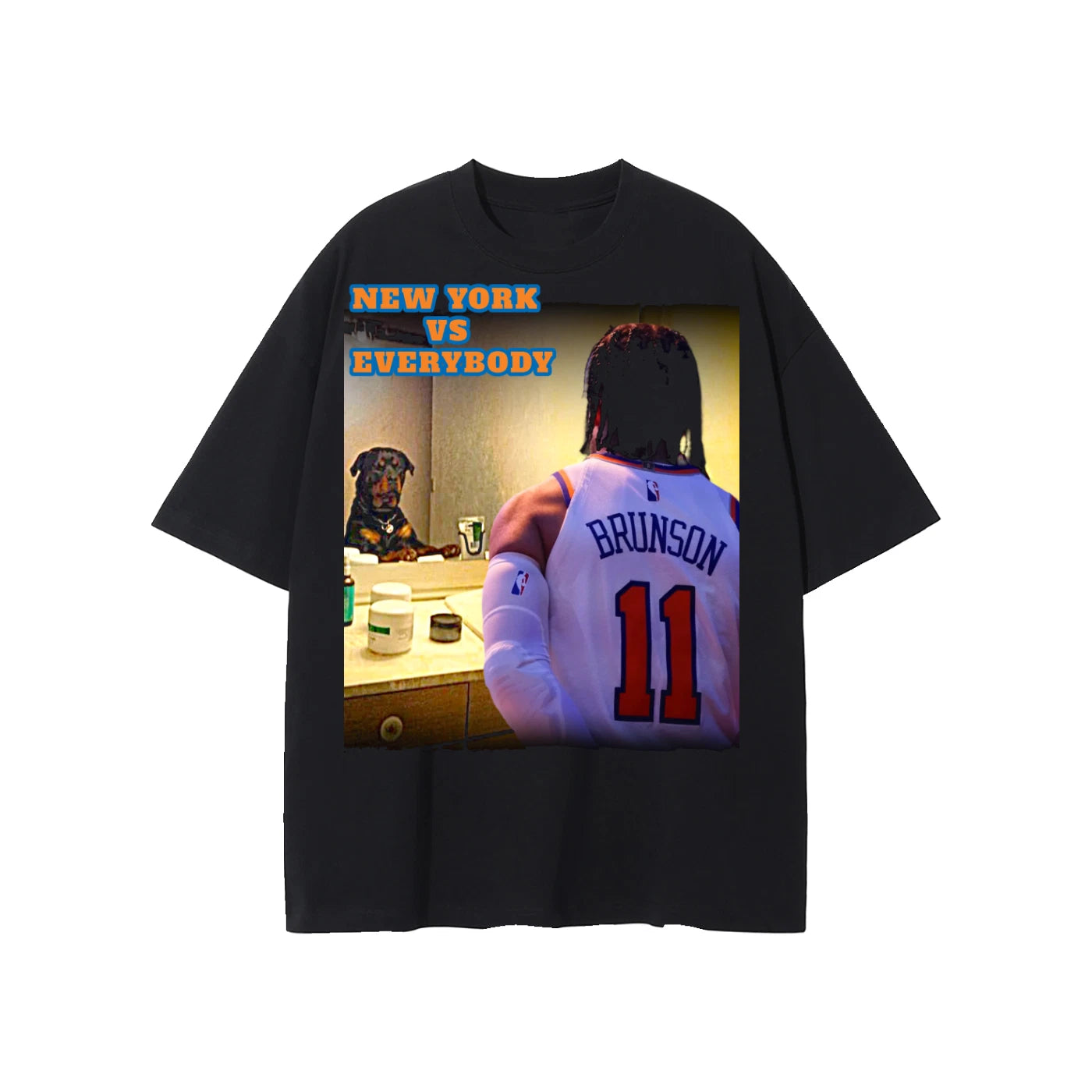 Everyone Is Better Than Jalen Brunson #11 New York Dog In Me Meme Fan Tee