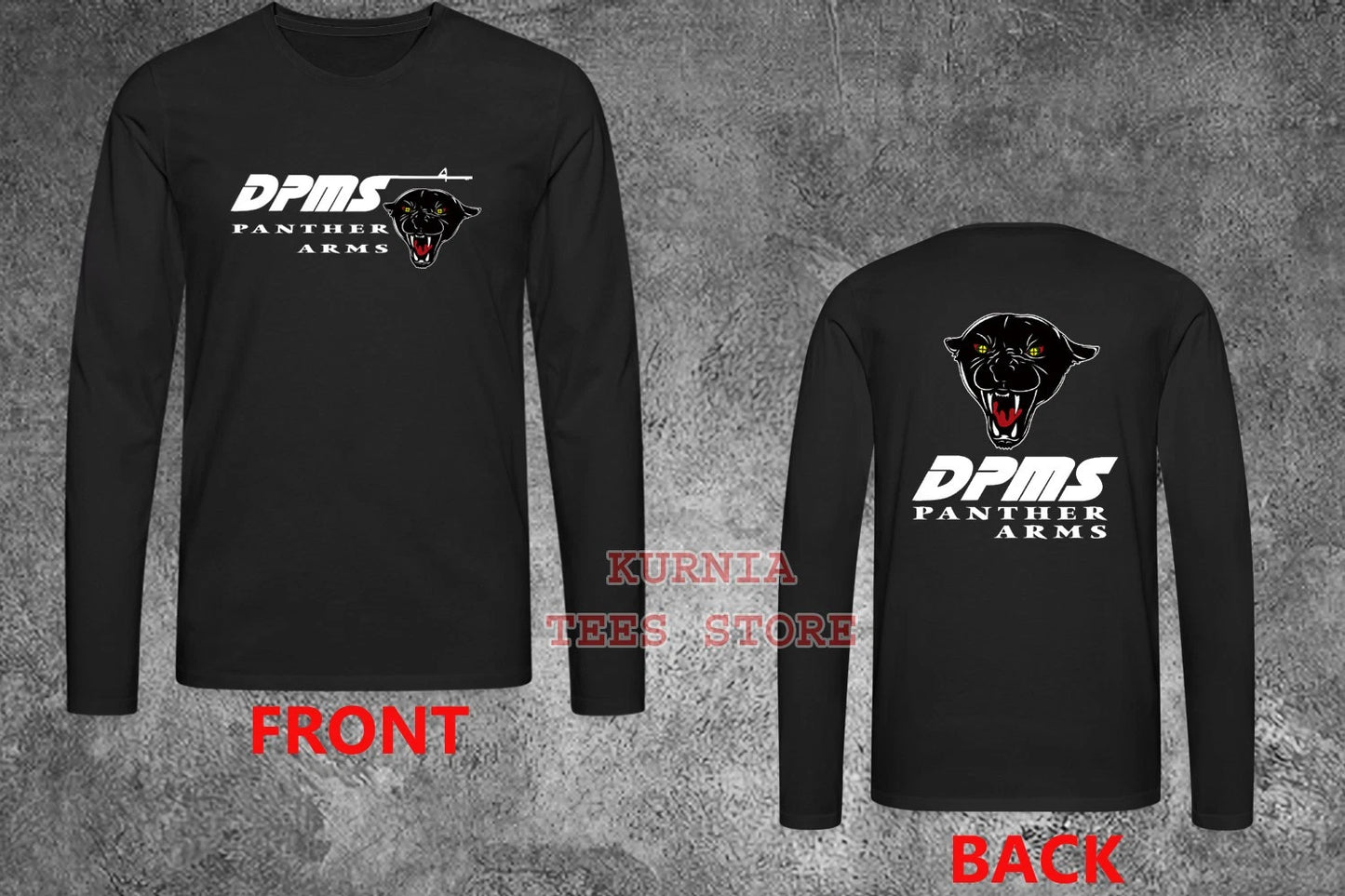 DPMS Panther Arms Guns Firearms Men's Black Size S to 3XL