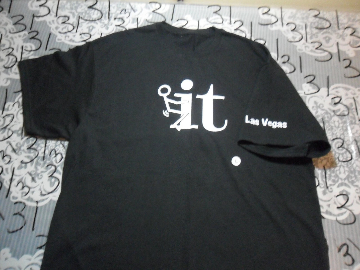 Large NWOT "F" IT Las Vegas T Shirt