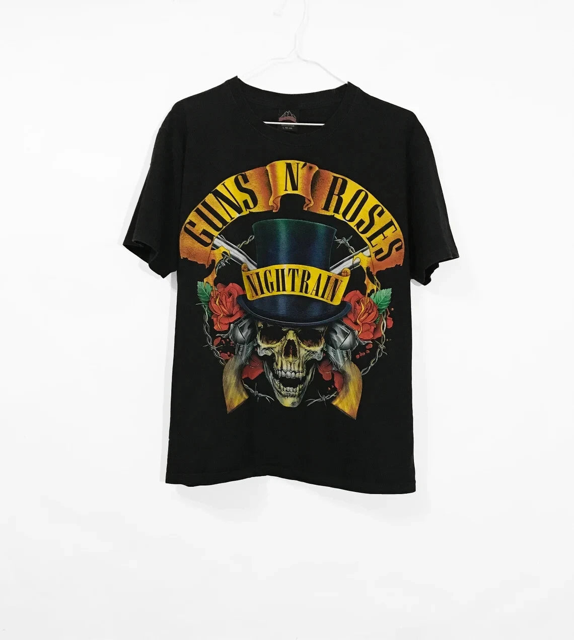 Vintage Guns N’ Roses Nightrain T-shirt Heavy Metal Hard Rock Black Tee L