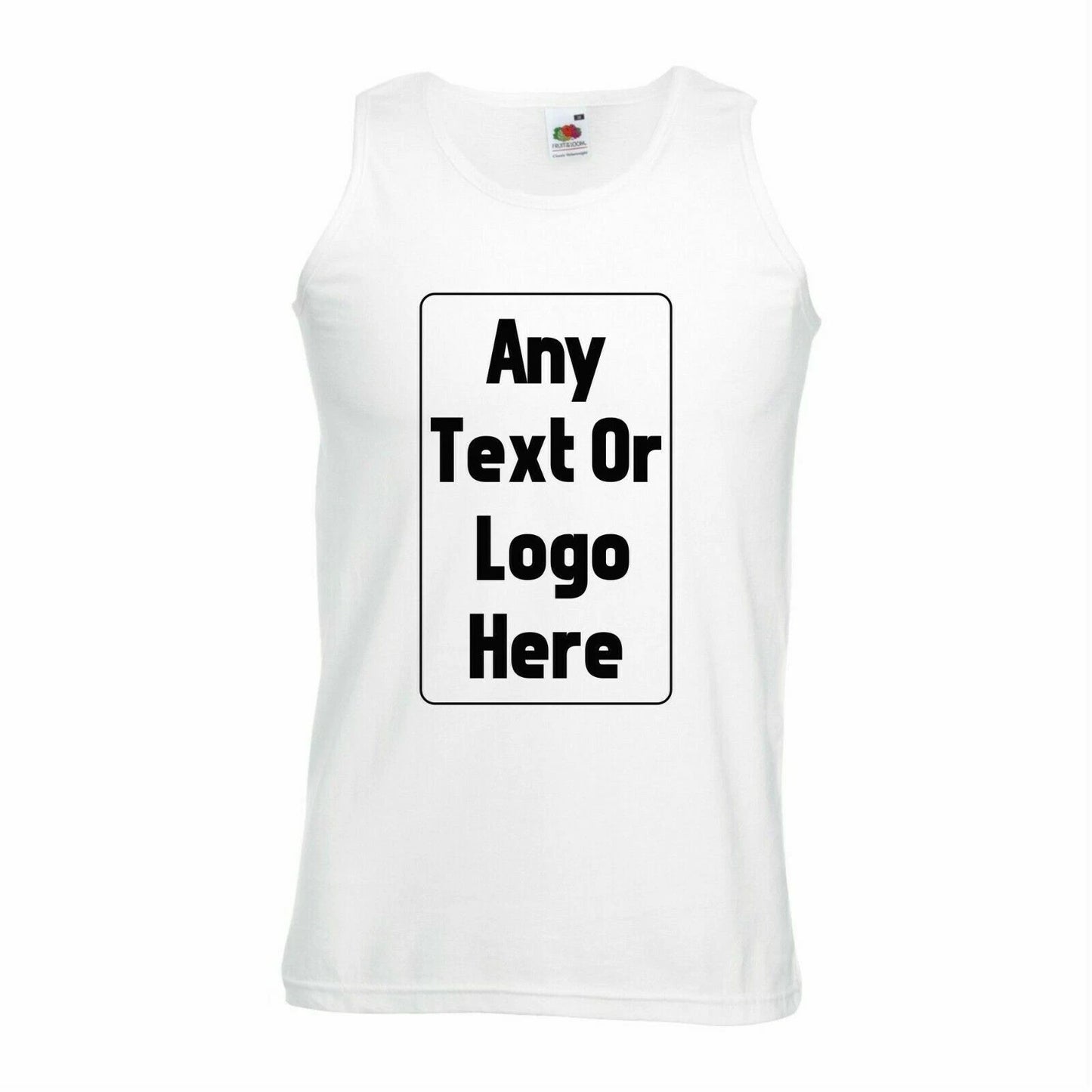 Personalised Custom Printed Valueweight Athletic Vest Sport Gym Summer Tank Tops