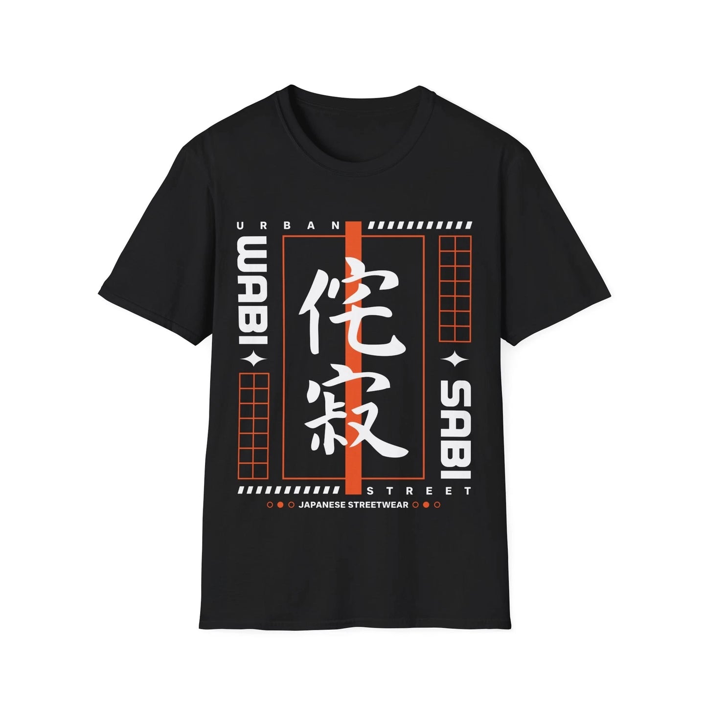 Edgy Japanese Wabi Sabi T-Shirt Urban Fashion Tee Zen-Inspired Graphic Shirt