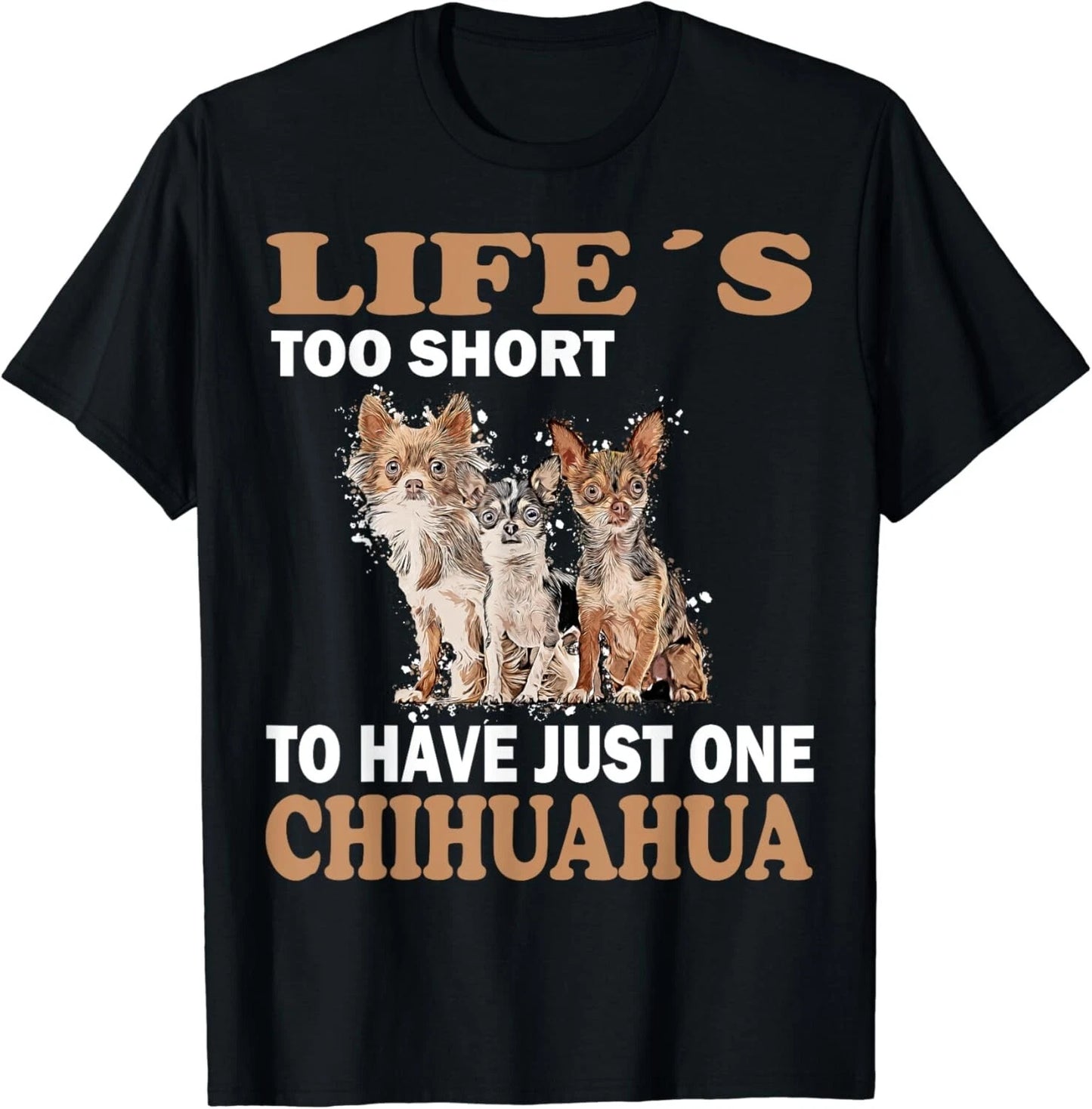 Cartoon Chihuahua lover Cute chiwawa little dogs Dog Gift Unisex T-Shirt