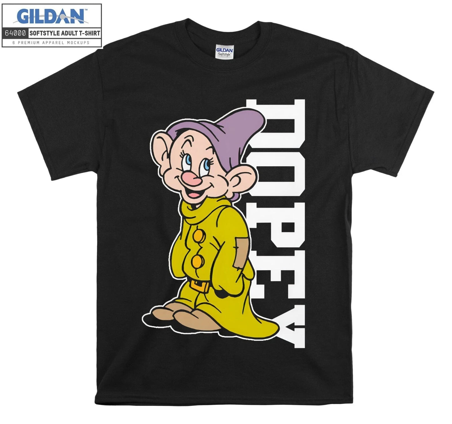 Dopey Dwarf Cute Face Im Dopey T-shirt Gift T shirt Men Women Unisex Tshirt 6342