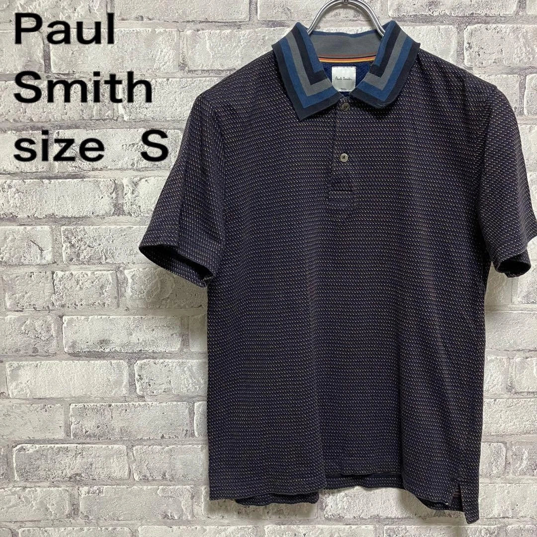 Paul Smith Polo Shirt Short Sleeve Dot Stylish Japan